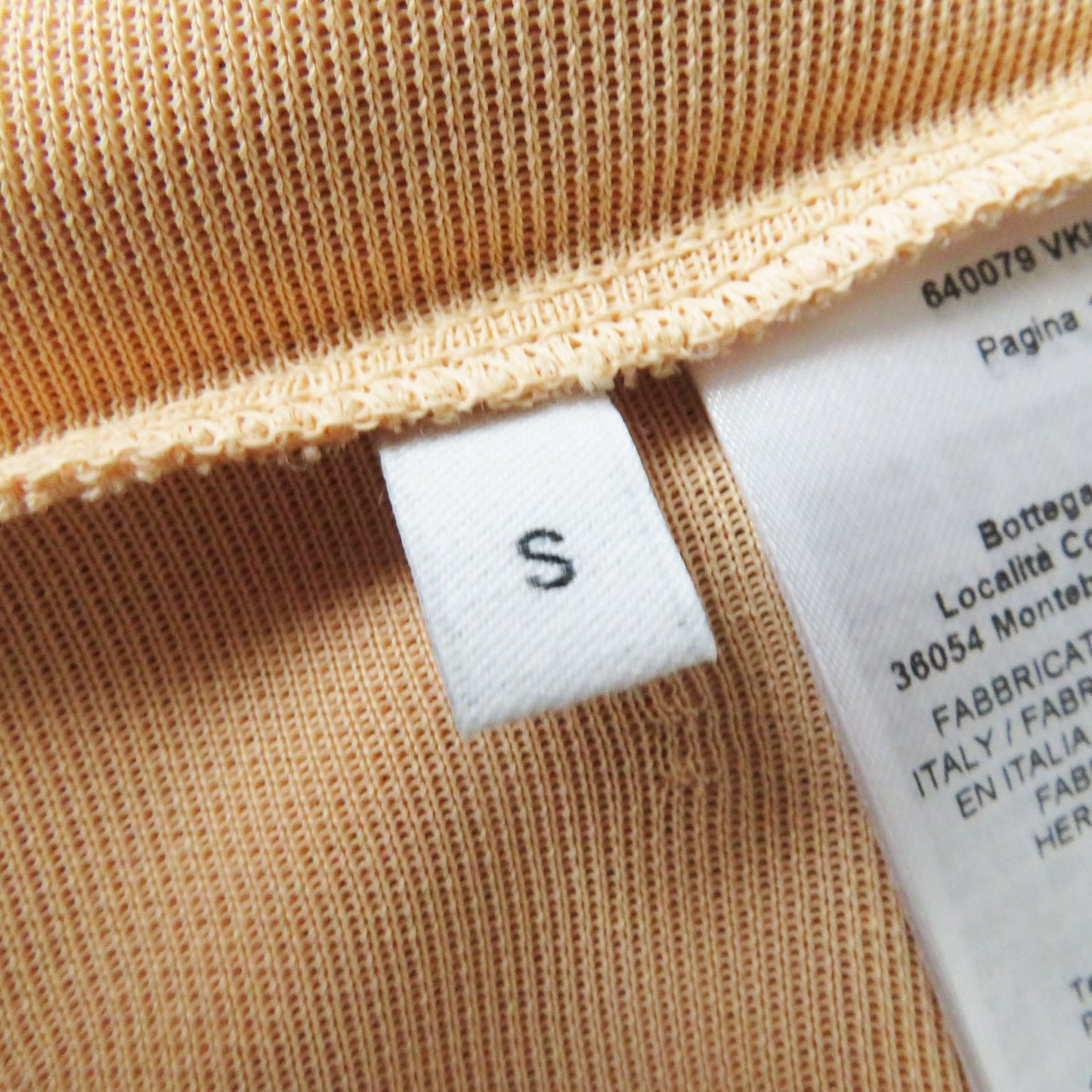 BOTTEGAVENETA dress 640079 Body: 100% rayon; Petticoat: 94% silk, 6% polyurethane salmon pink Women S