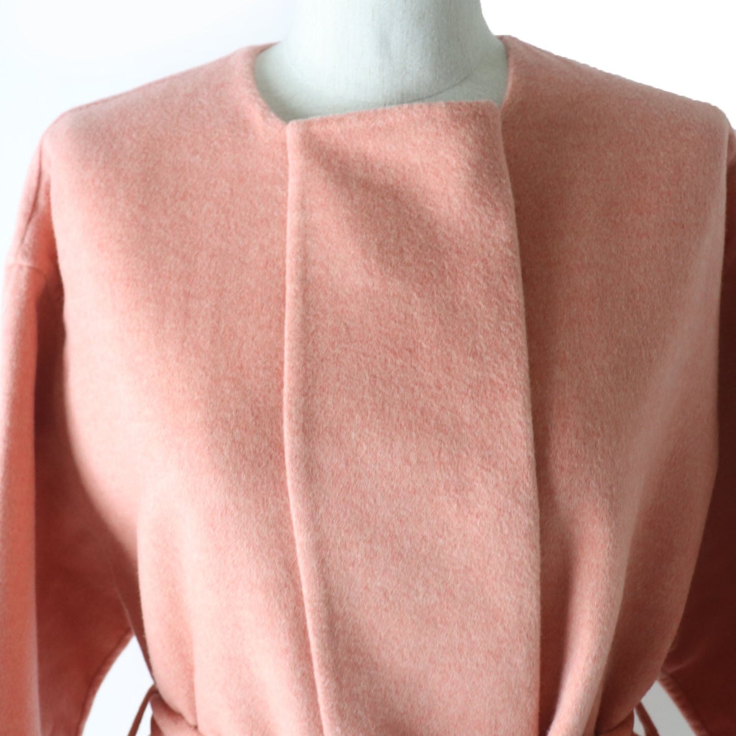 HERMES coat Main: 100% cashmere pink Women 40