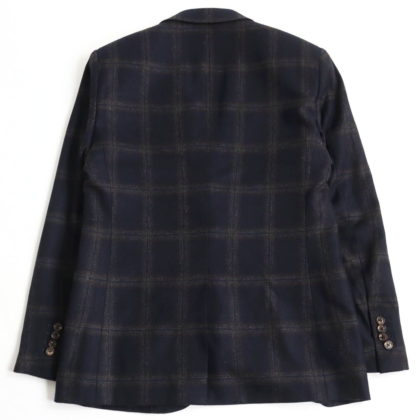 HERMES tailored jacket Outer: 100% cashmere, Lining: 100% cupra Navy brown mens 48