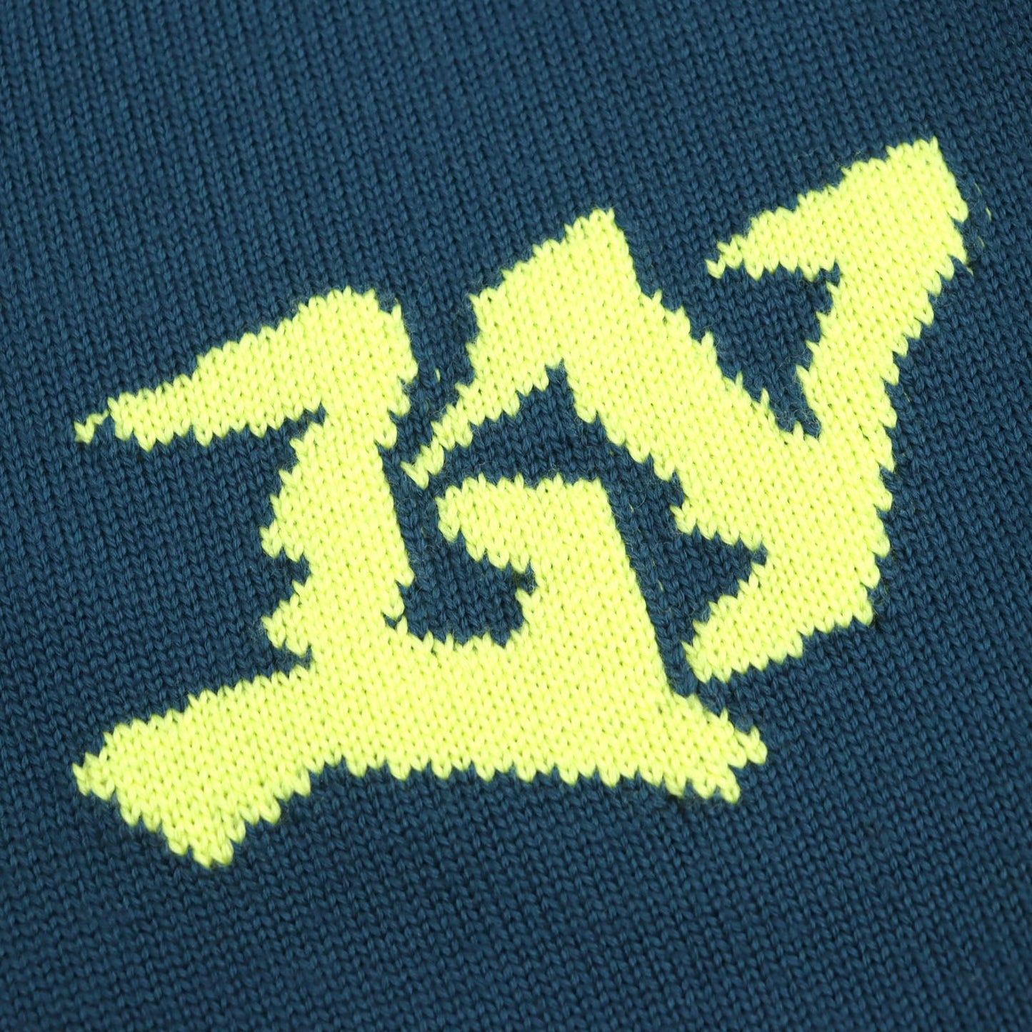 LOUIS VUITTON knit HNN02W Main: 100% wool Blue yellow mens M