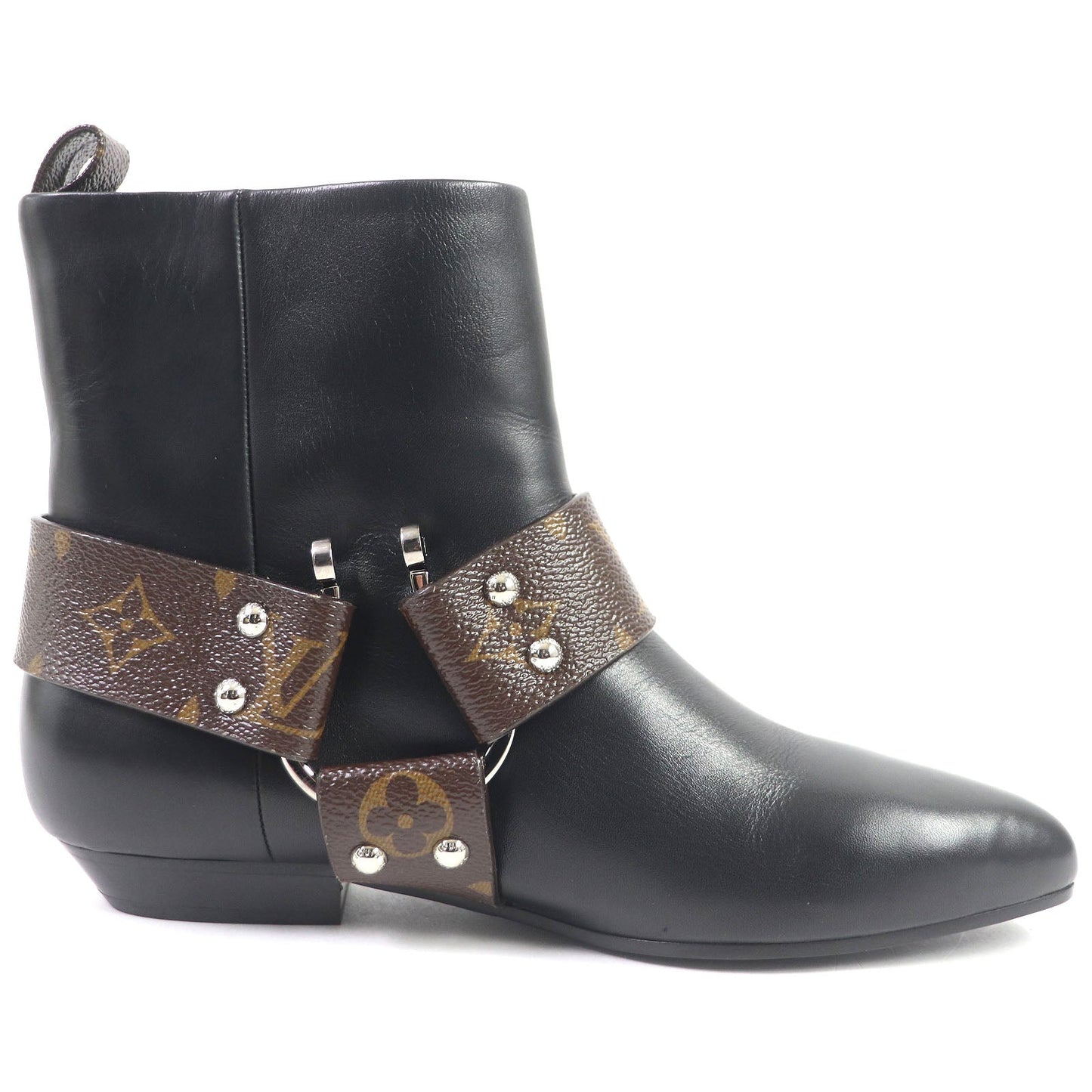 LOUIS VUITTON Ankle boots Main: Leather black Rhapsody line Women 36