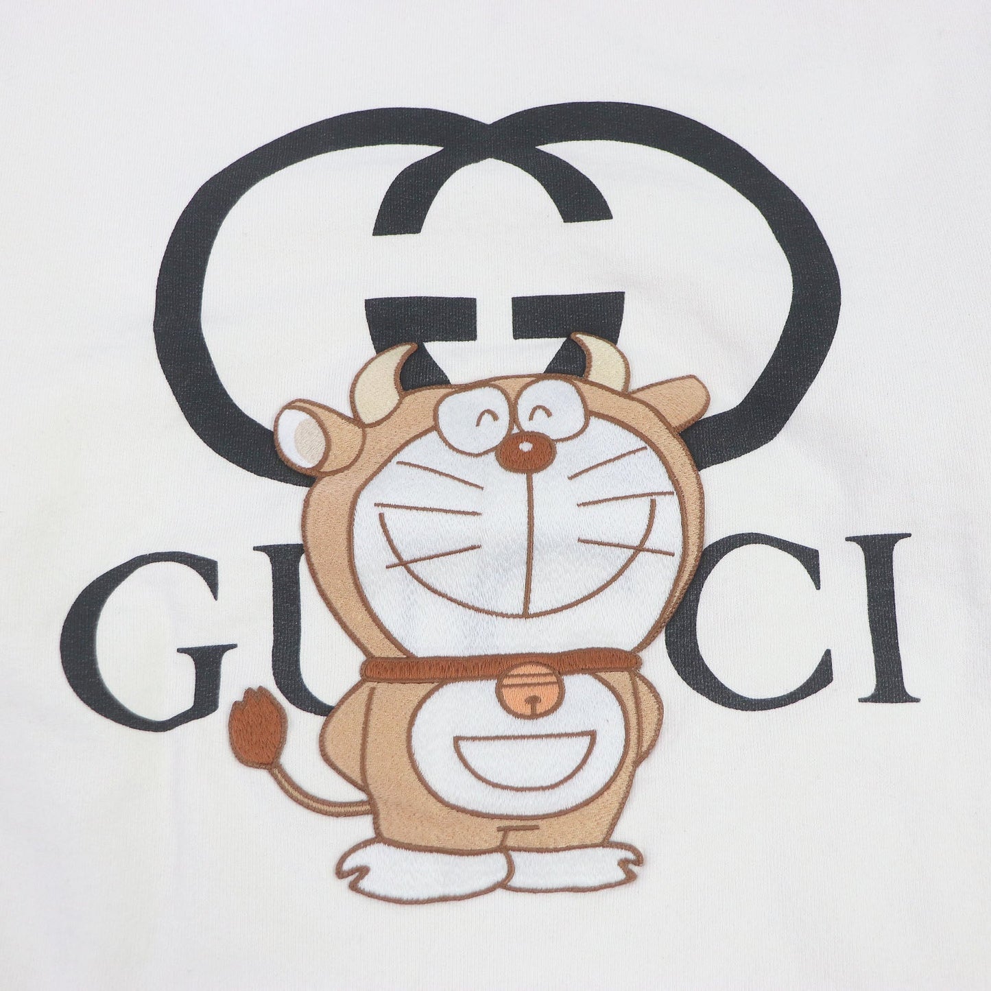 GUCCI sweat 626990 Main: 100% cotton, Applique: 100% polyester Ivory mens L
