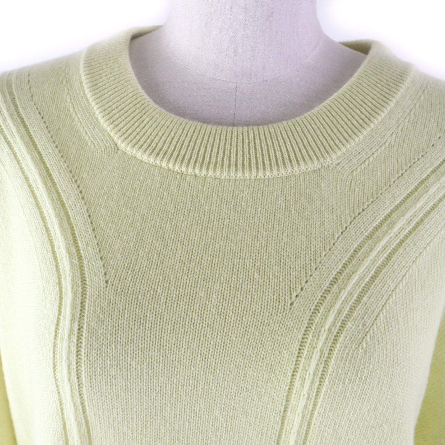 HERMES knit 2H2603D1 Main: 100% cashmere yellow Women 38