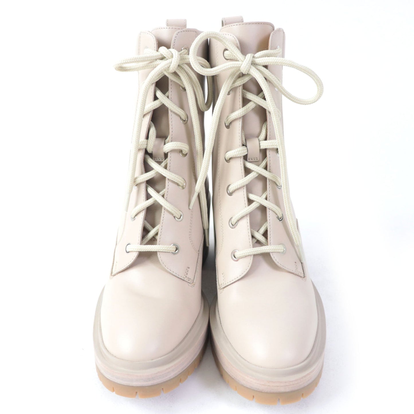 HERMES Ankle boots Main: Leather pink beige Women 37