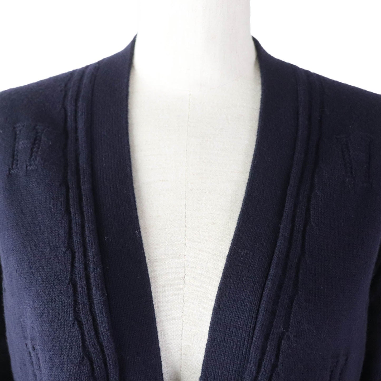HERMES cardigan Main: 100% wool Navy Women 34