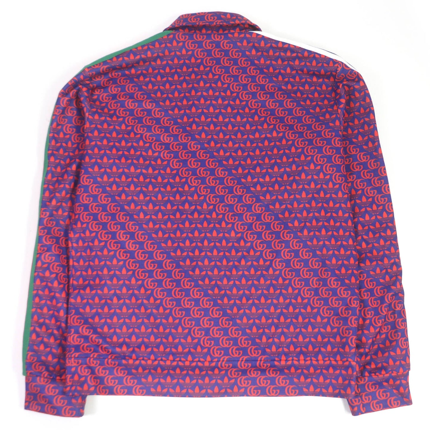 GUCCI Track jacket 692112 Outer: 55% polyester, Outer: 45% cotton, Lining: 100% polyester, Part: 100% nylon Blue red mens L