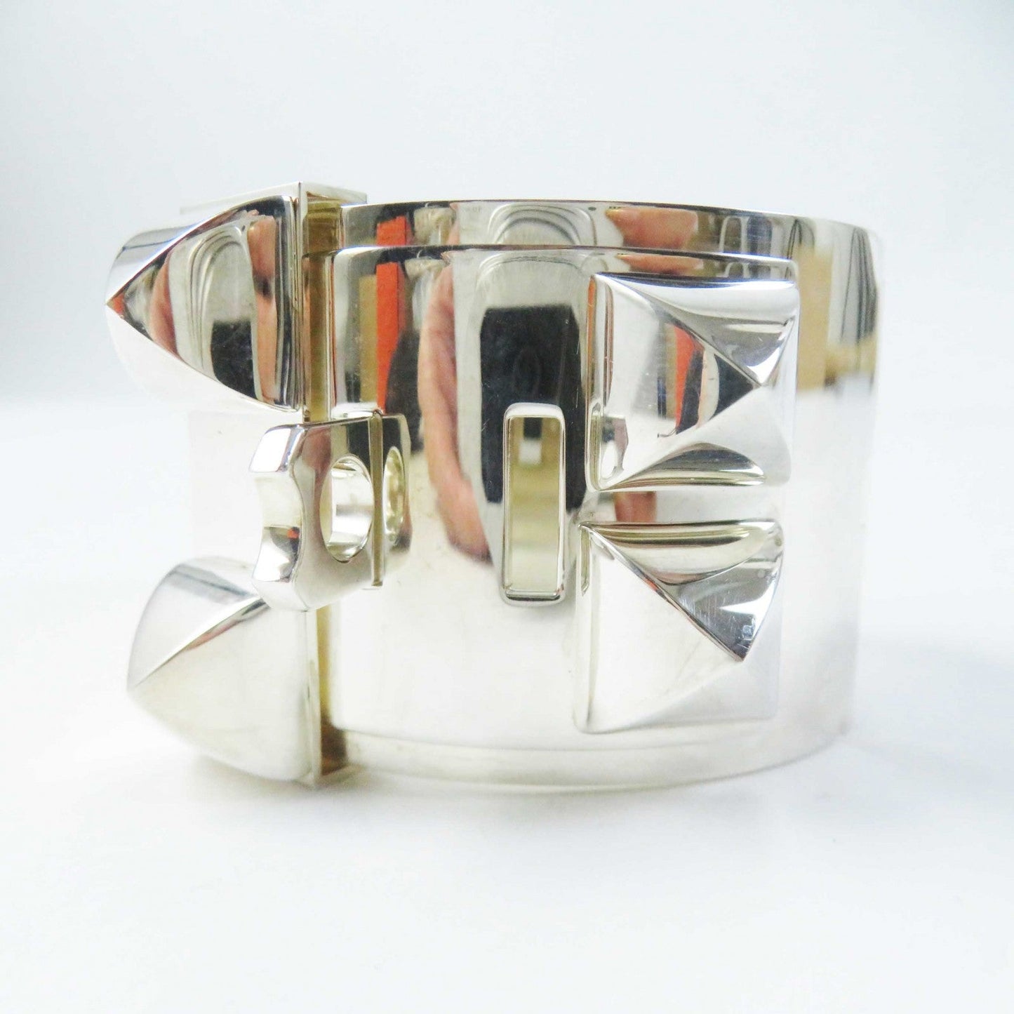 HERMES Bangle Main�FAG925 Silver Women