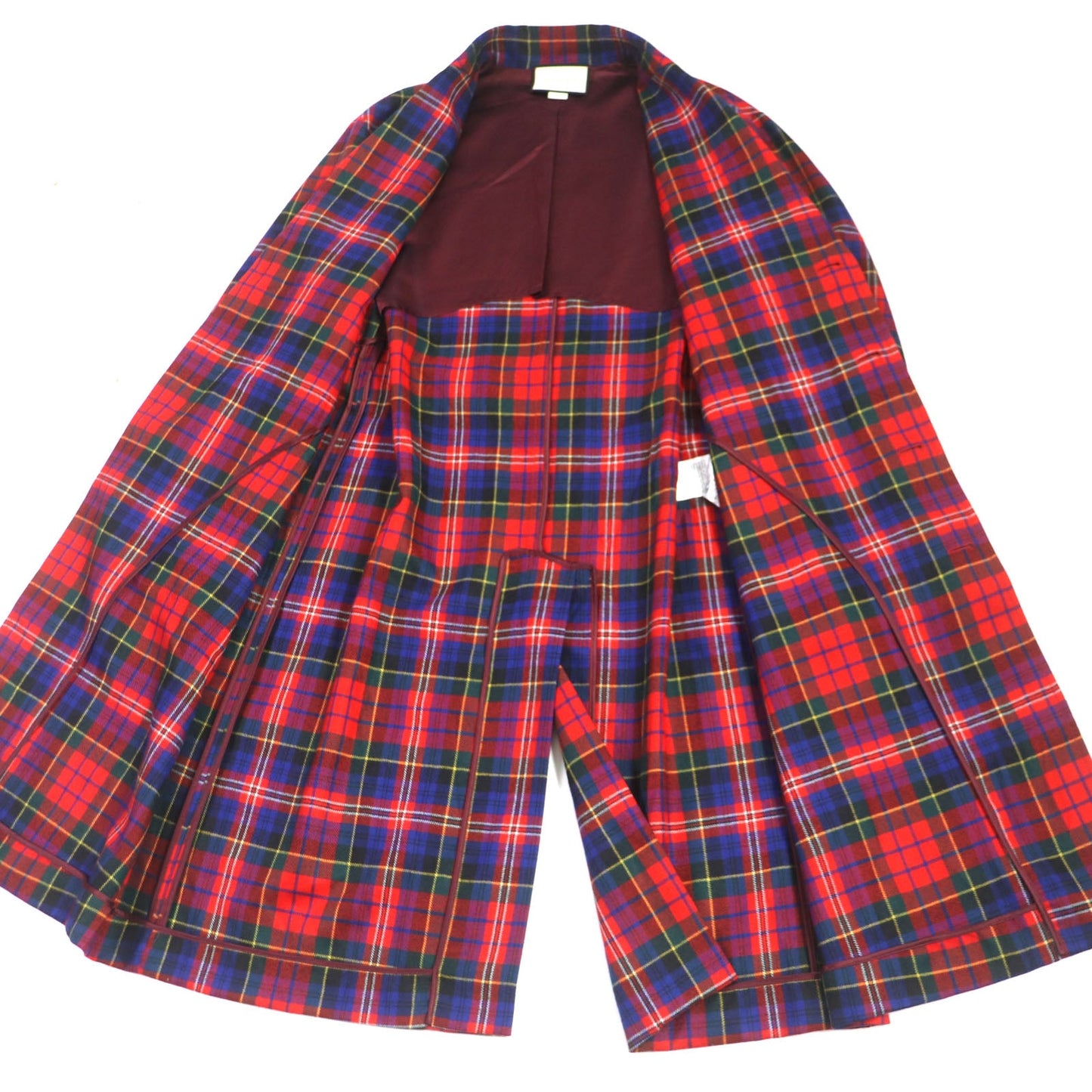 GUCCI Chester coat 474374 Outer: 100% wool, Lining: 63% cupra, Lining: 37% silk, Embroidery 1: 100% cotton, Embroidery 2: 100% polyester Red mens 46