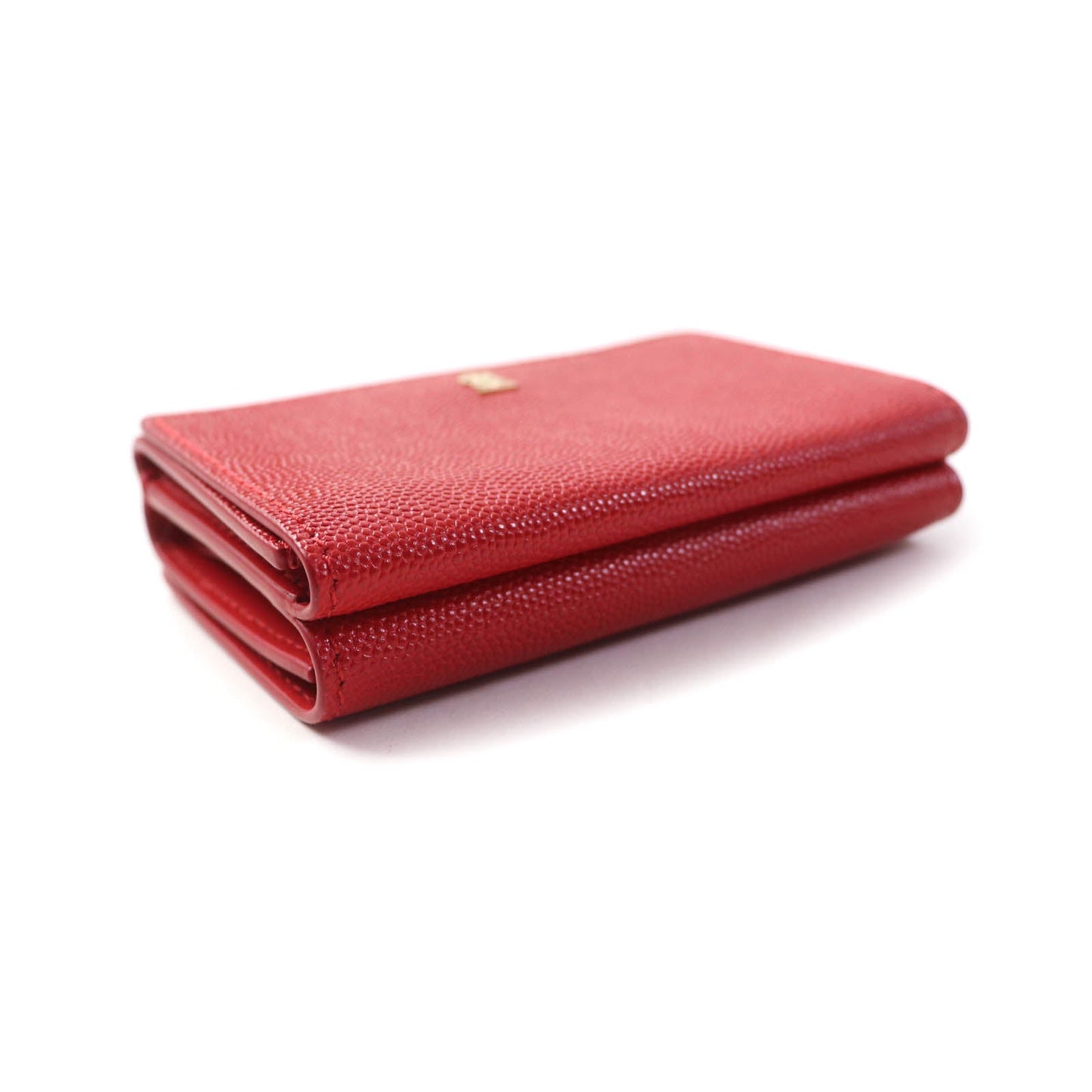 BURBERRY Tri-fold wallet Main: Leather Red Women
