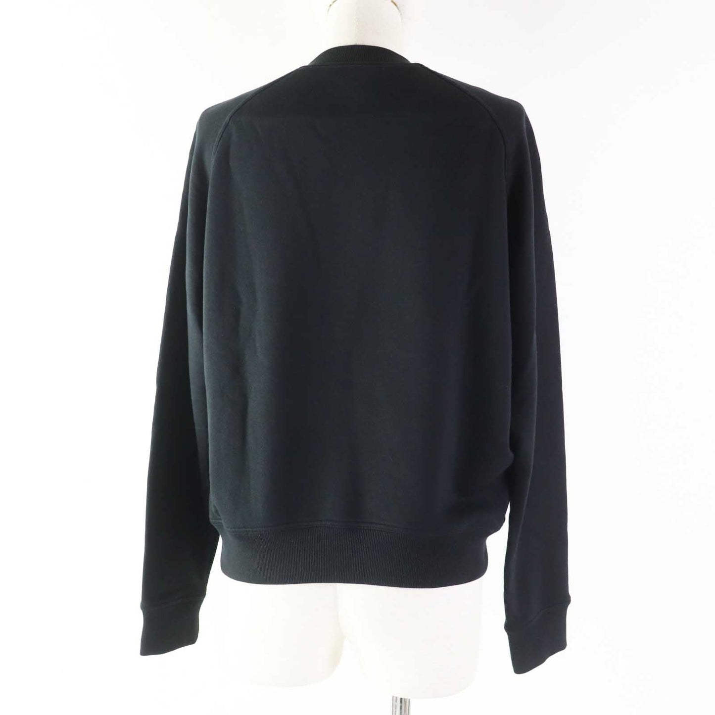 HERMES sweat 2E4609DQ Outer: 100% cotton, Part: 96% cotton, Part: 4% polyurethane, Embroidery: 100% rayon black Women 36