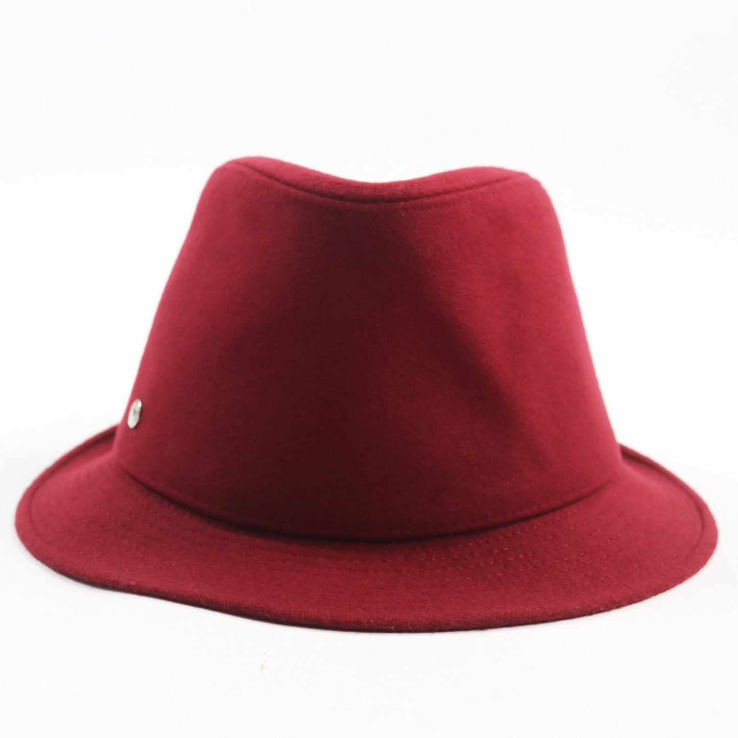 HERMES hat Outer: 100% cashmere, Lining: 35% silk, Lining: 65% viscose (rayon), Part: 60% viscose (rayon), Part: 40% cotton Bordeaux mens 57