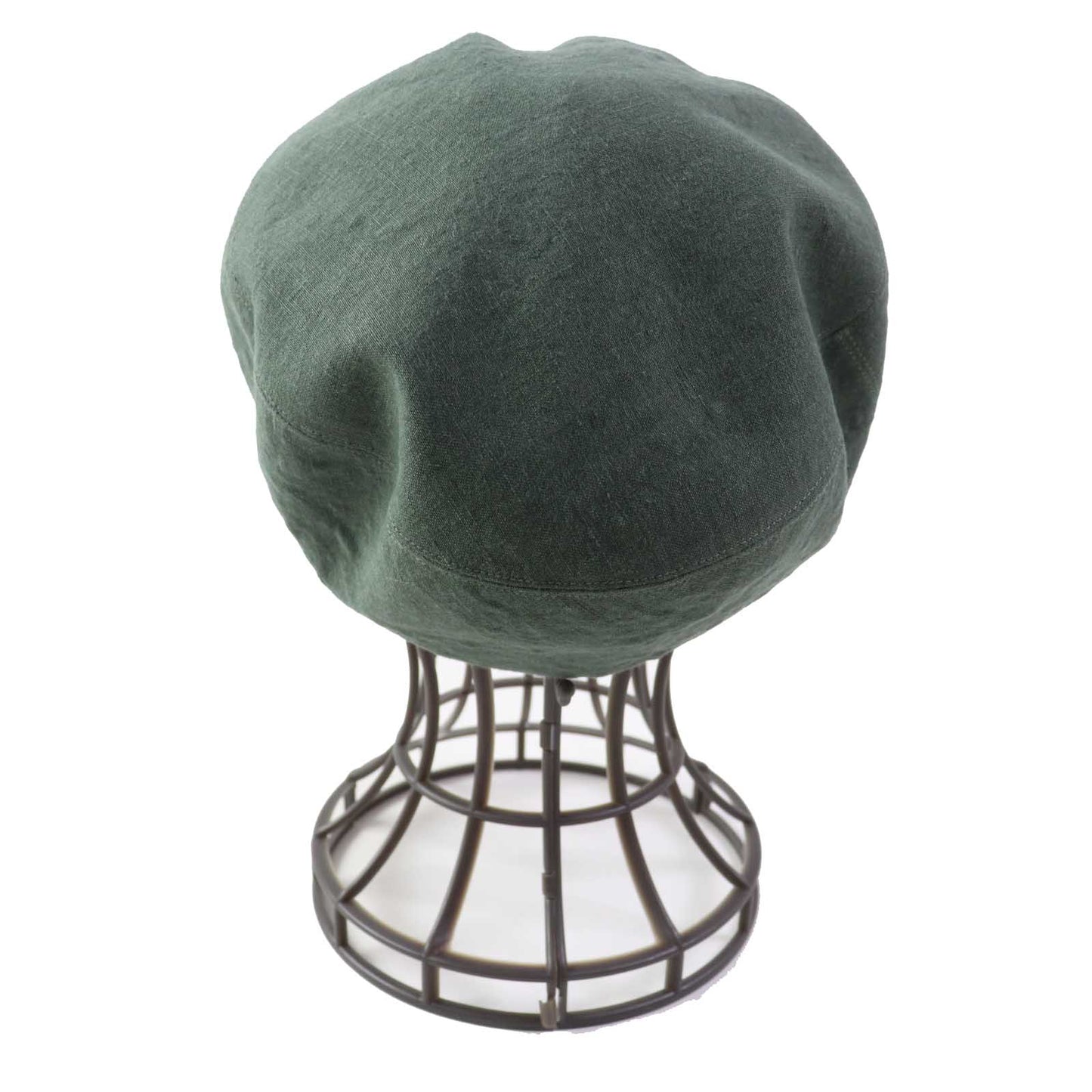 HERMES Casquette Outer: 100% linen, Lining: 100% linen khaki Paola Women 57