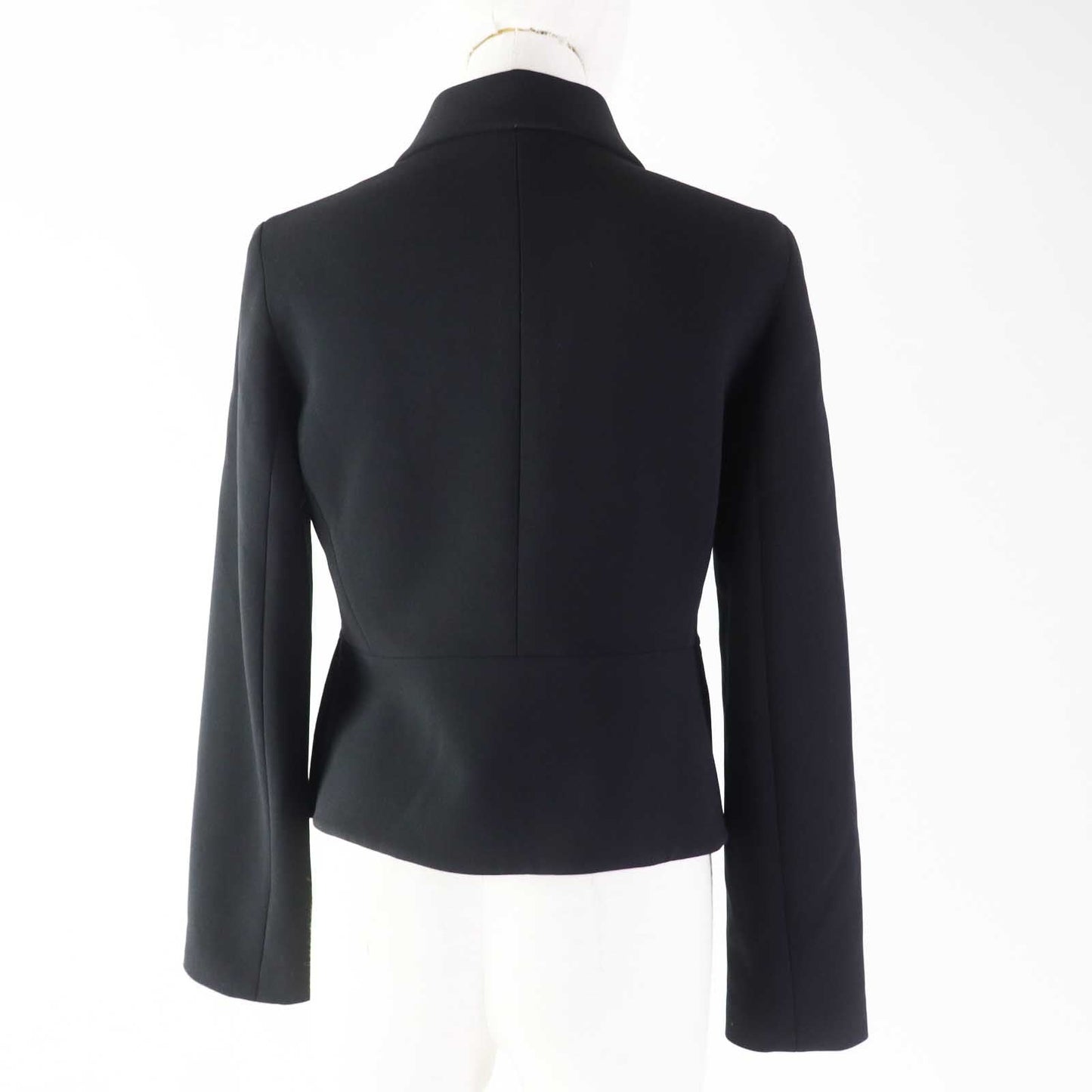 HERMES Nylon jacket 2H0203DM wool black Women 36