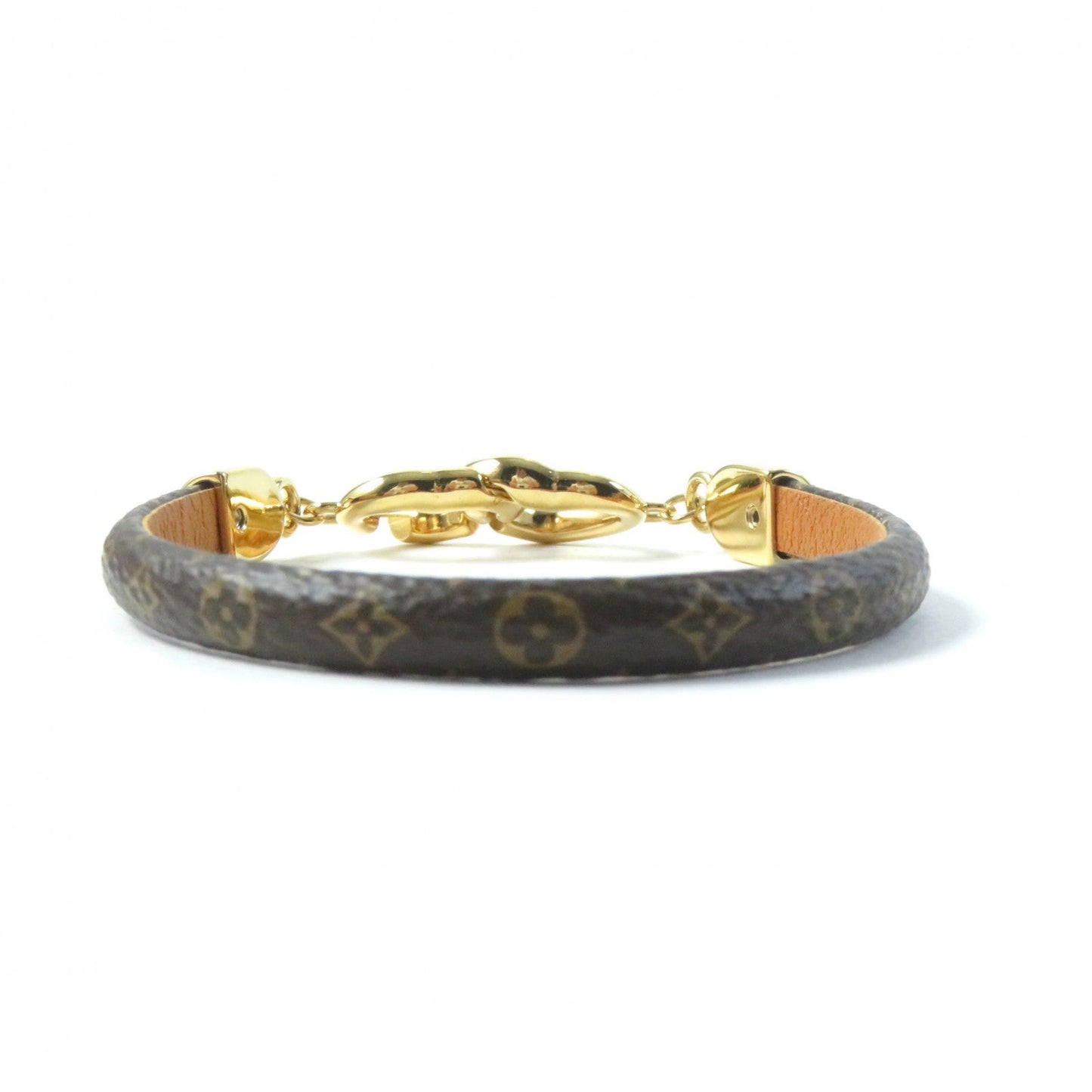 LOUIS VUITTON bracelet M6758 Main: Leather Brown Bracelet Say Yes Women 19