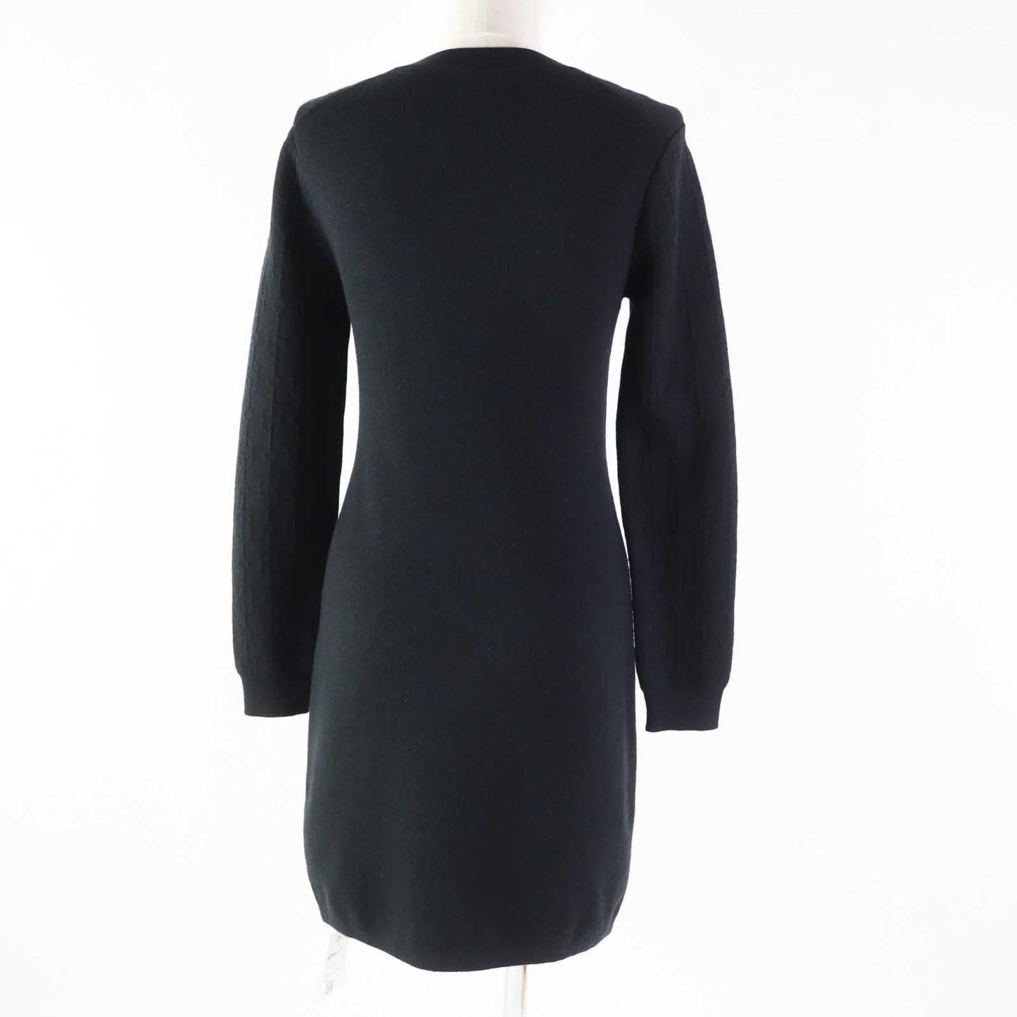 HERMES one piece 2E2505D3 cashmere black Women 38