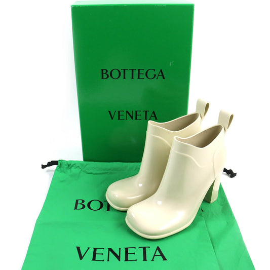 BOTTEGAVENETA Rain shoes Main: Rubber Ivory Shine Women 38