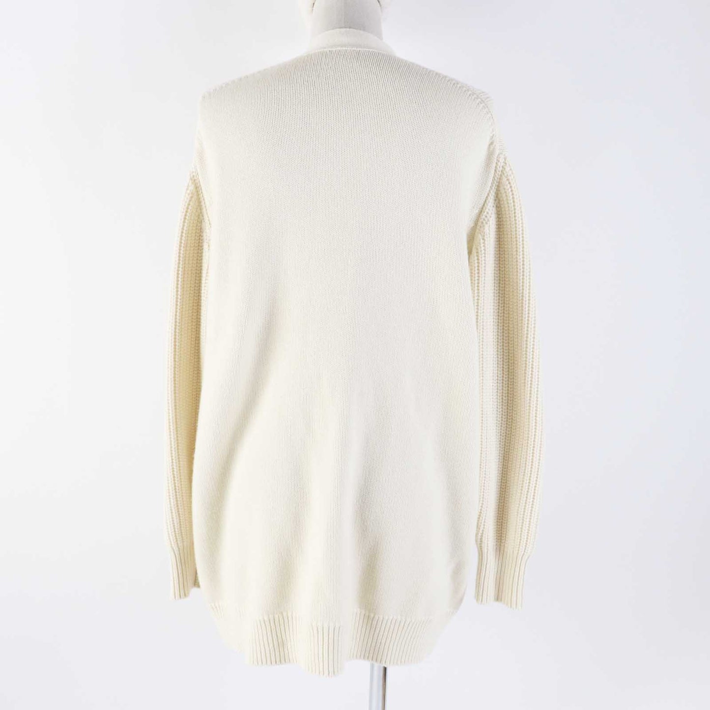 HERMES cardigan 3E2702D1 Outer material: 64% cashmere, Outer material: 36% cotton Ivory Women 34
