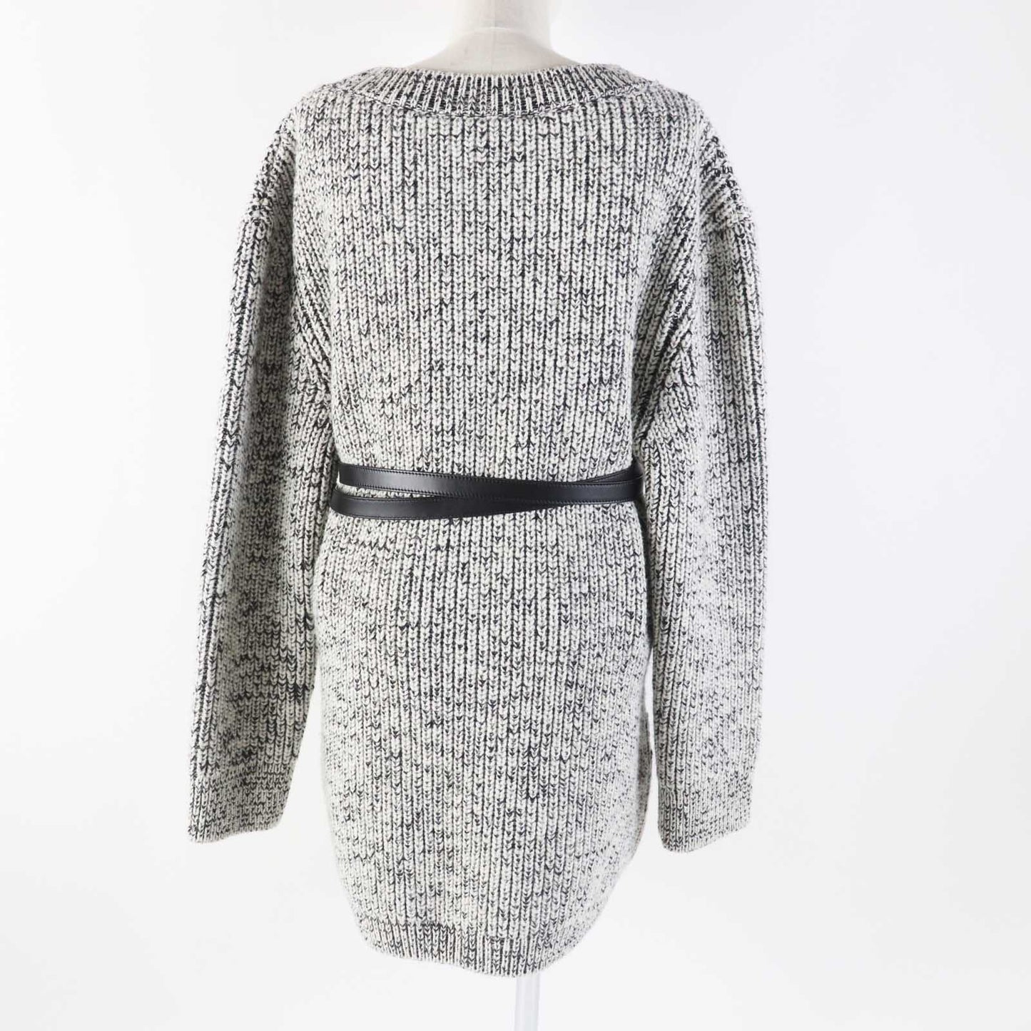 LOUIS VUITTON one piece Main: 100% wool, some parts: 50% cotton, some parts: 50% polyester, some parts: lamb leather, some parts: 50% cotton, : zinc alloy Black White Women M