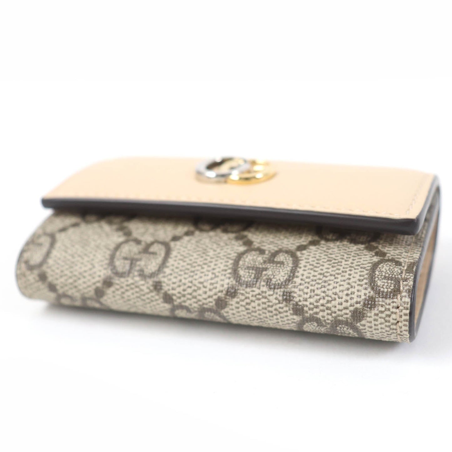 GUCCI Key case Key holder 795649 Main: Leather, Main: GG Supreme Canvas beige Double G Key case Key holder Women
