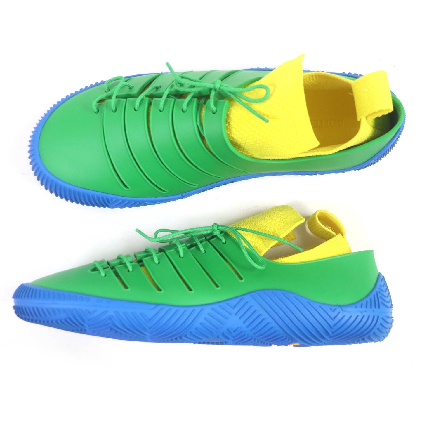 BOTTEGAVENETA Low cut sneakers Main: Rubber Green blue yellow CLIMBER SNEAKER mens 48