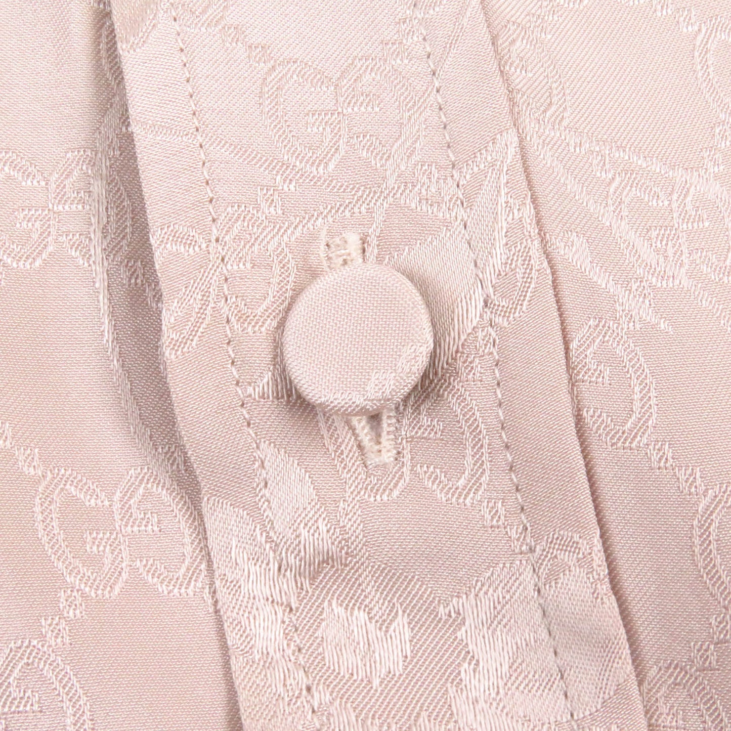 GUCCI Long sleeve shirt 596832 Main: 100% rayon pink DAISIES JACQUARD SHIRT mens 48