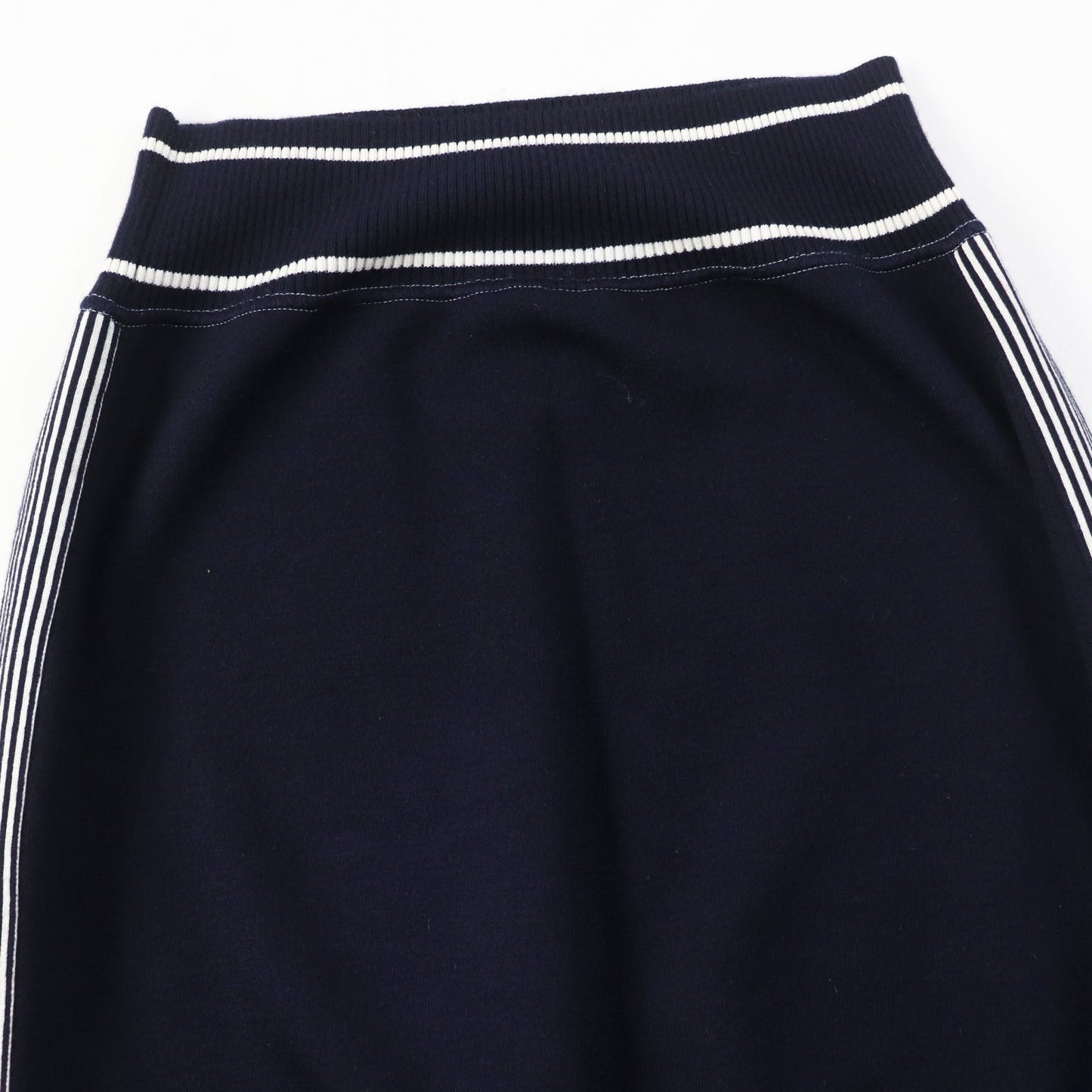 CHANEL skirt 08C P32497 Main: 38% cotton, 29% cashmere, 13% silk, 10% nylon, 8% polyester Dark Navy White Airline Women 40