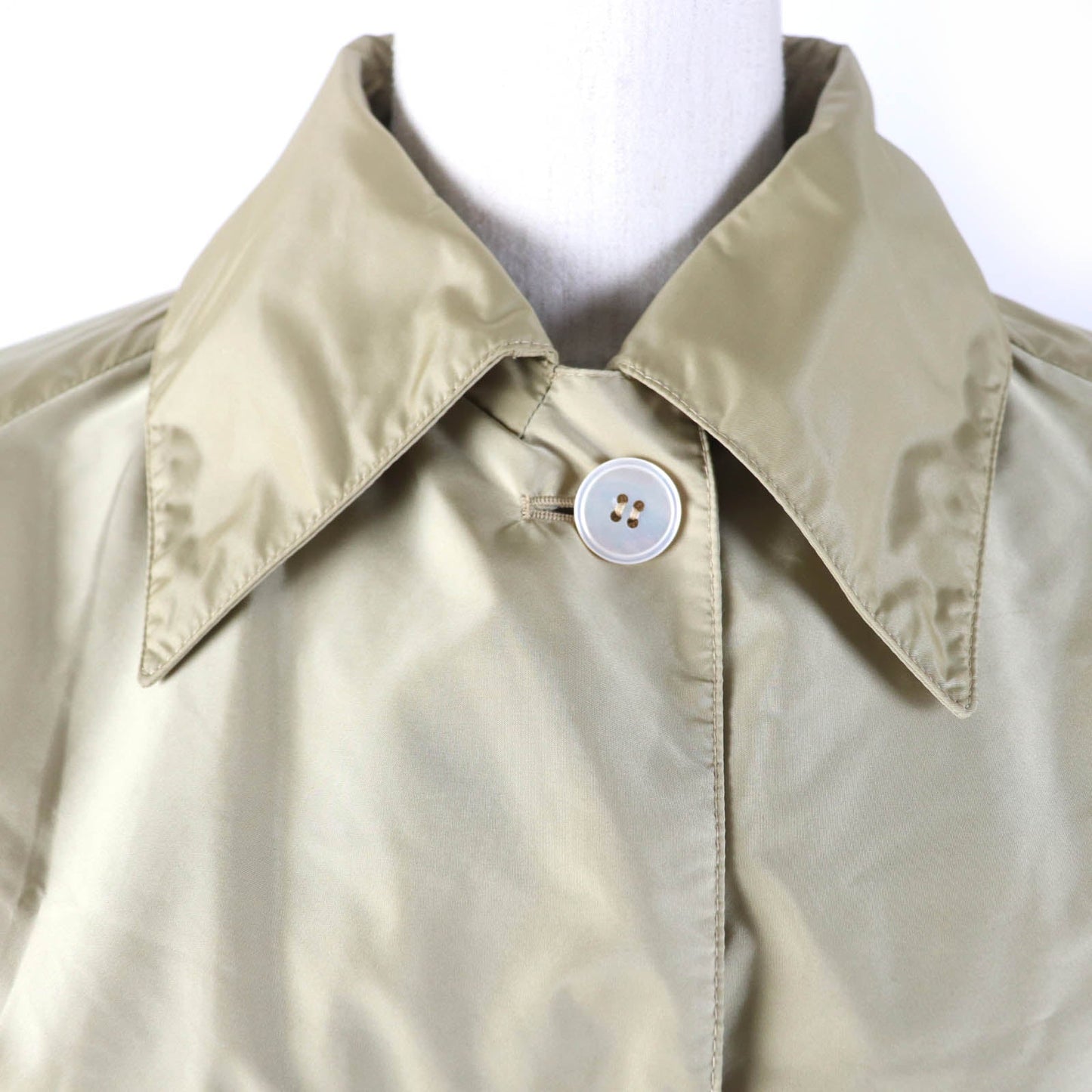 PRADA coat 292024 Main: 100% recycled polyamide beige Re-Nylon Women 38