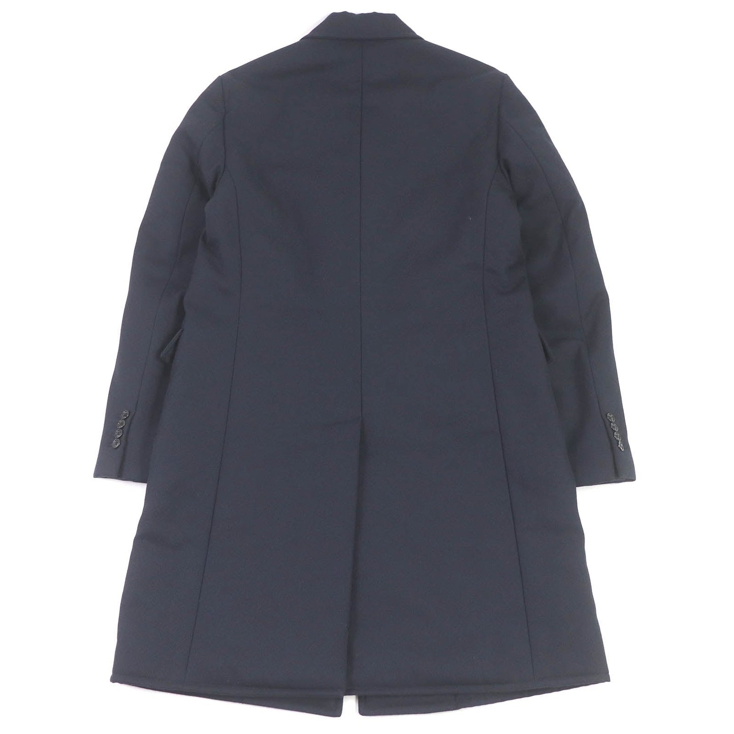 HERMES Chester coat Outer: 100% wool, Lining: 100% cupra, Filling: polyester, Filling: nylon Navy mens 50