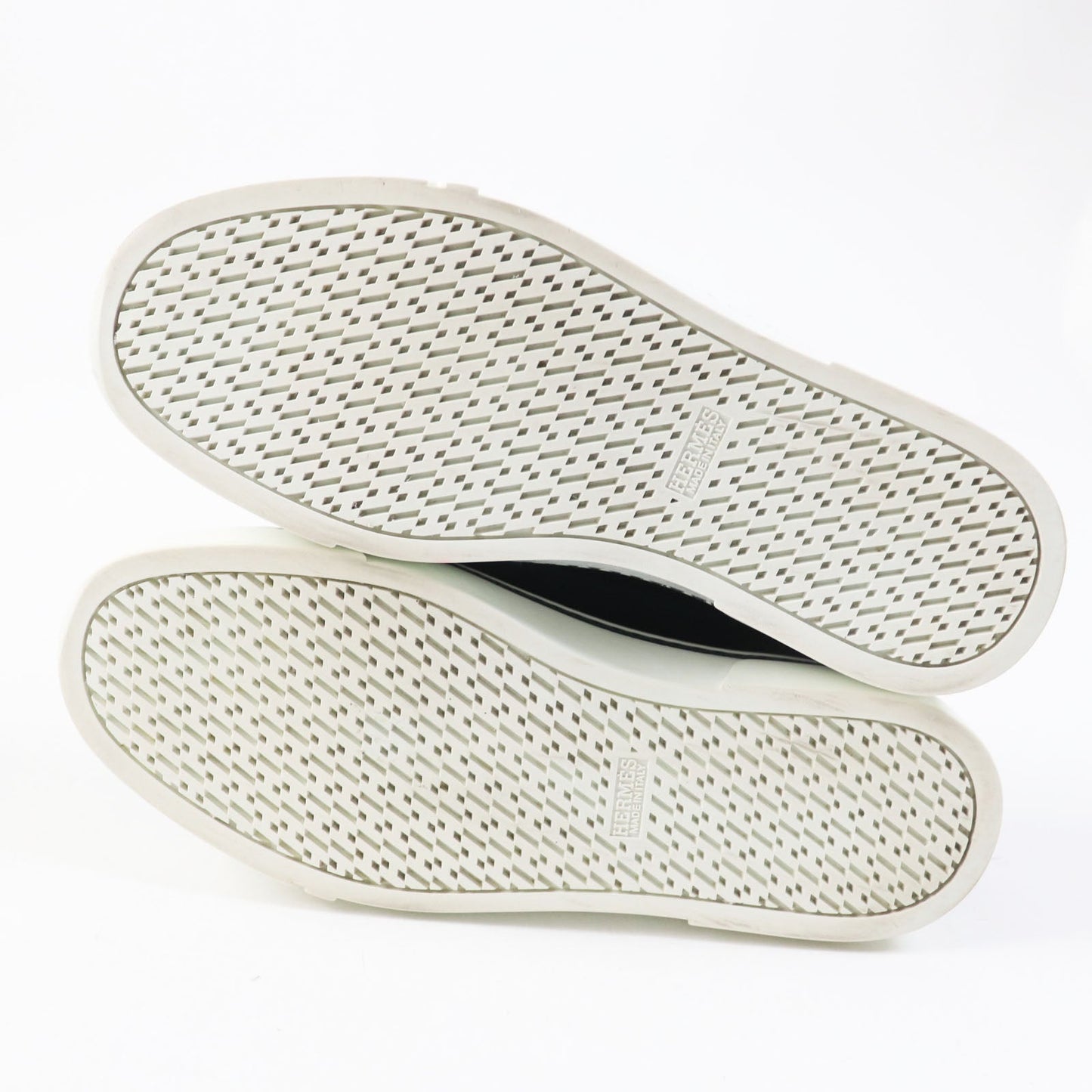 HERMES Low cut sneakers Main: Velvet, Part: Suede leather Emerald green Women 37