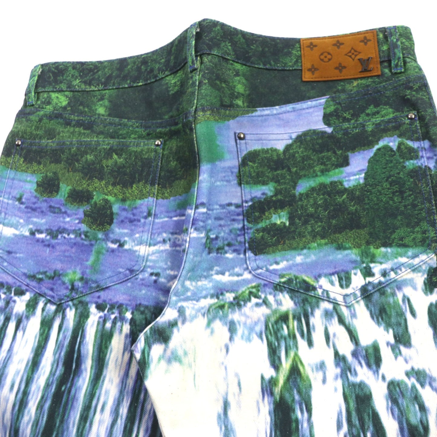 LOUIS VUITTON Denim pants 1A9STJ Main: 100% cotton, Lining: 100% cotton Multi Amen Break mens 32