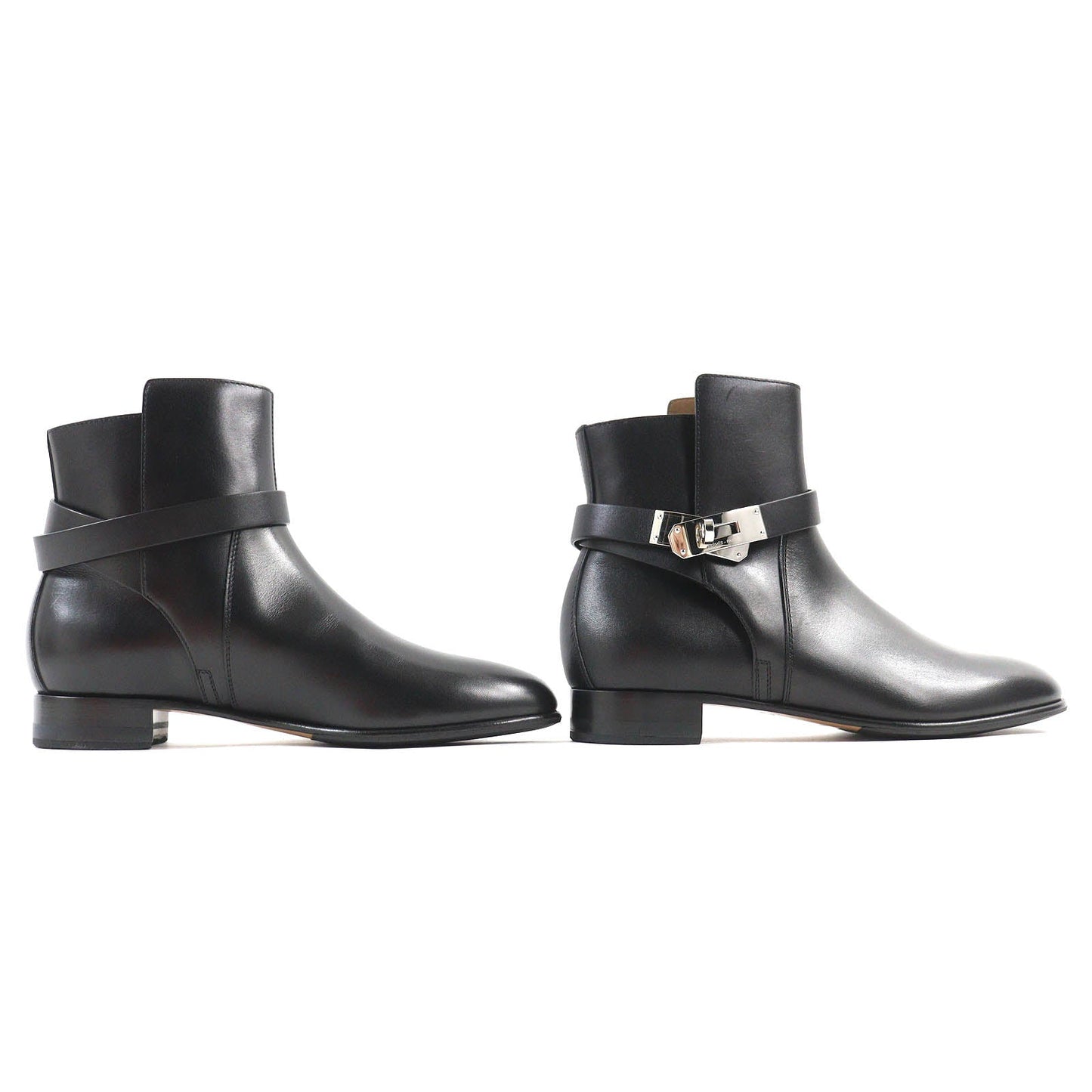 HERMES boots 162133Z Main: Leather black Neo Women 37