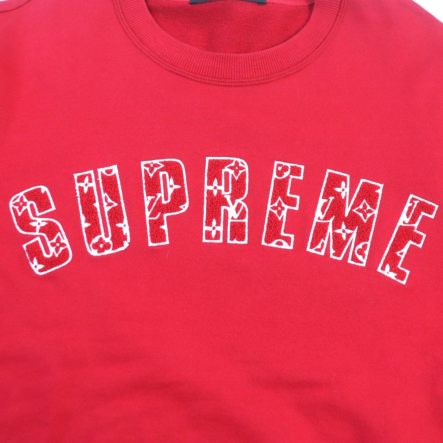 LOUIS VUITTON sweat HDY93W Main: 88% cotton, Main: 12% rayon Red mens M