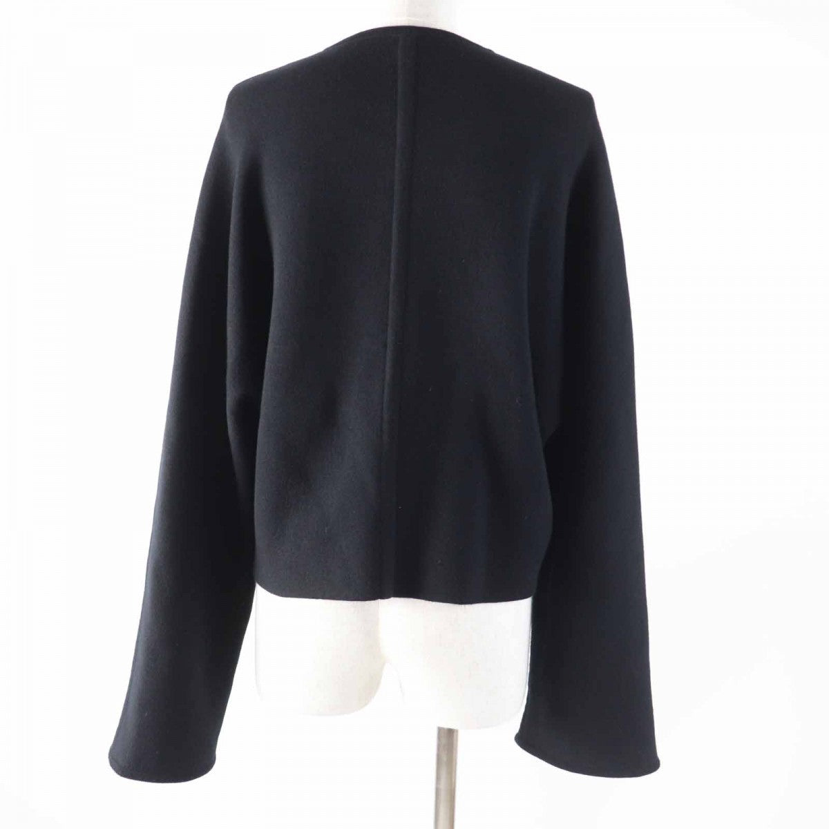 HERMES Jacket 3H2200D2 Main: 88% wool, Main: 10% cashmere, Main: 2% nylon, Part: 90% wool, Part: 10% cashmere black Women 34