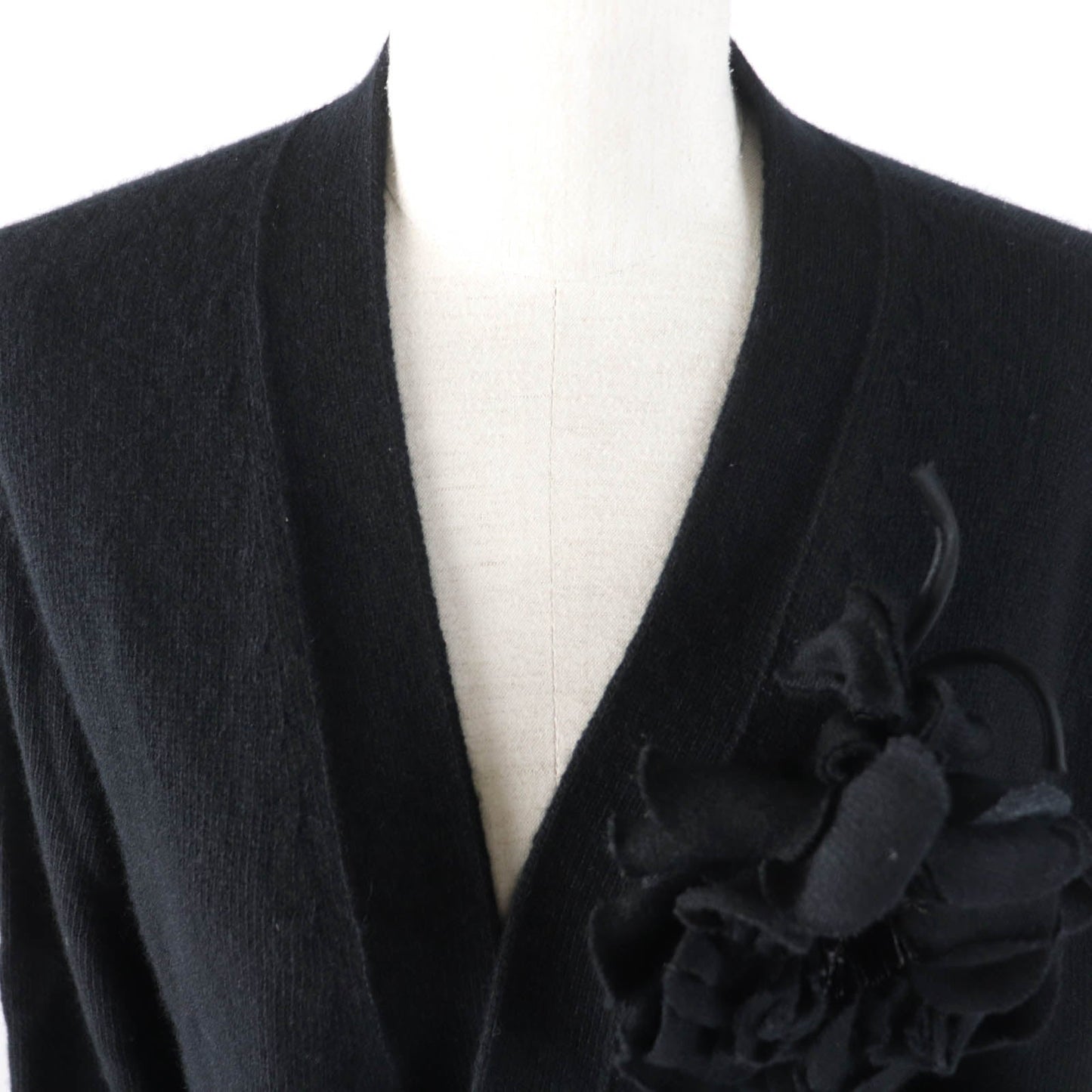 GUCCI cardigan 526719 Main: 70% wool, Main: 30% cashmere, Part: 100% cotton, Part: 100% wool, Part: 100% cashmere black Women L