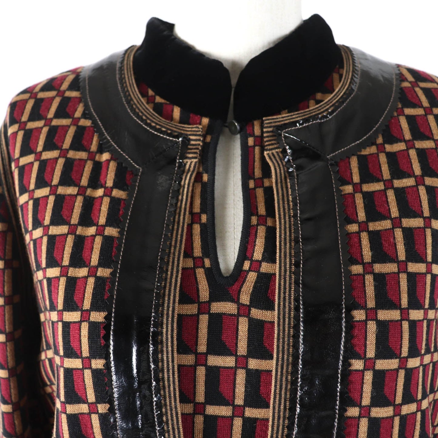 CHANEL ensemble 05A P26312V01927 Main: 100% wool, Part: Lamb leather multicolor Women 42