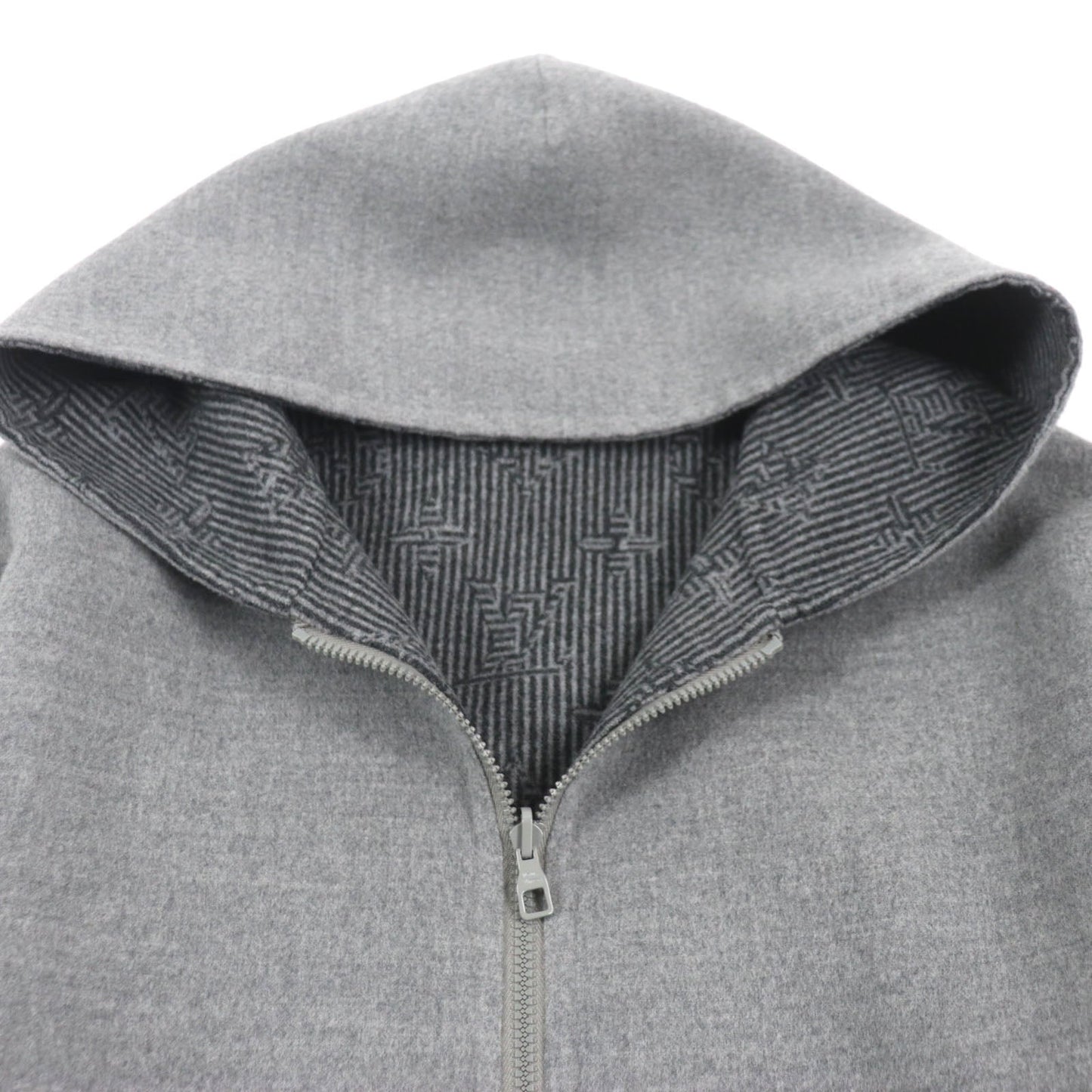 LOUIS VUITTON Blouson HOB52E Main: 99% wool, Main: 1% nylon gray Monogram mens 50