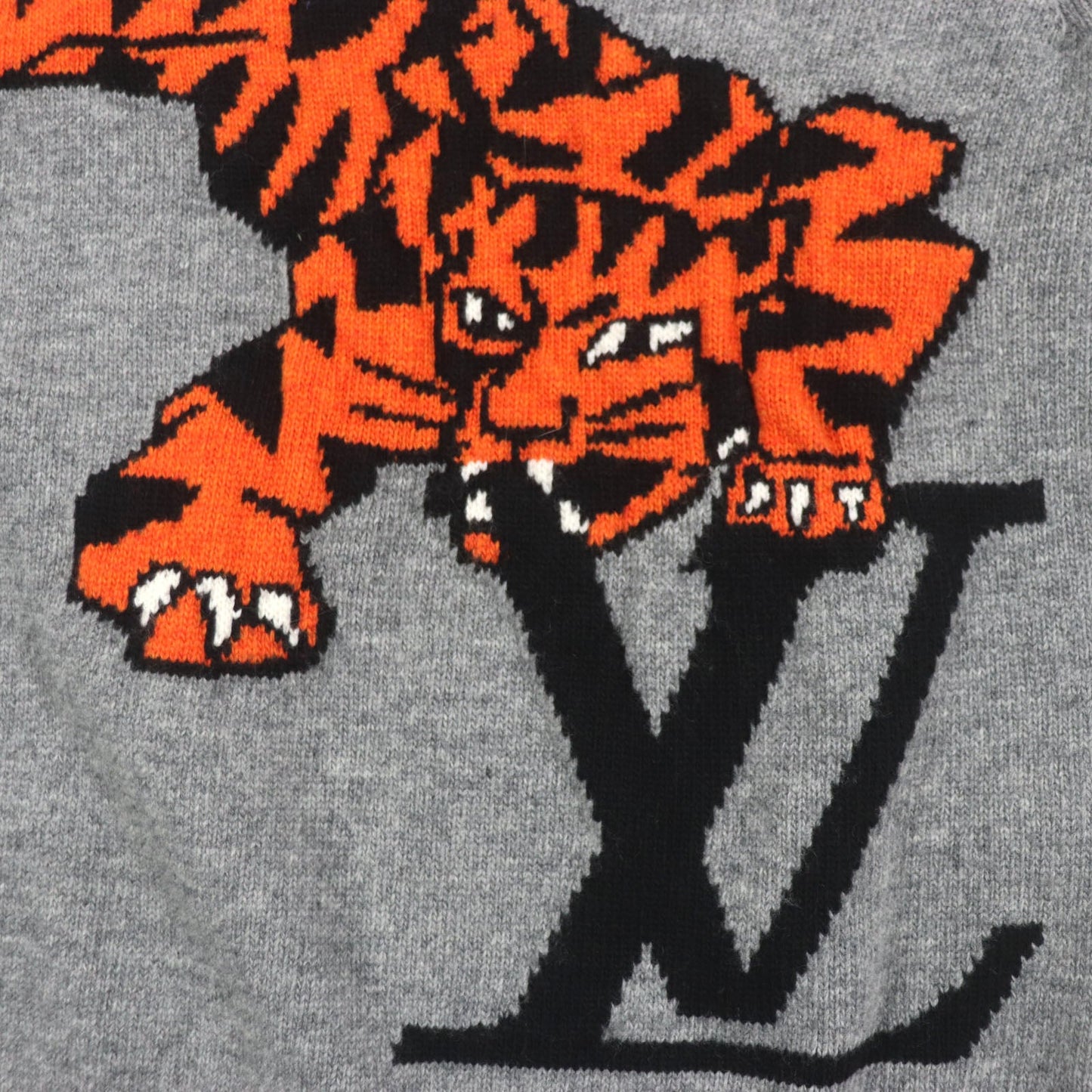 LOUIS VUITTON sweater HMN77W Main: 100% wool gray Amen Break mens S