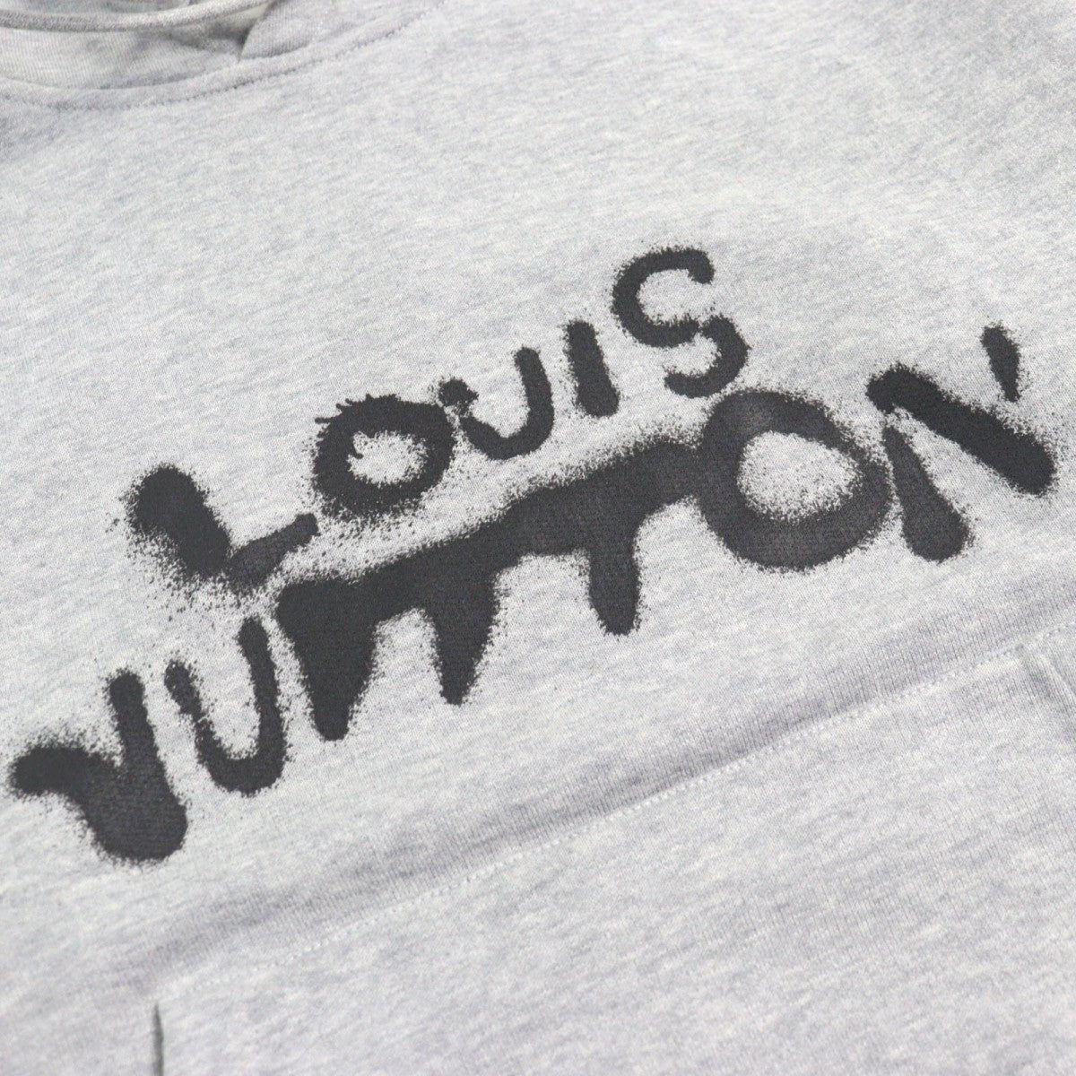 LOUIS VUITTON Hoodie HLY68W Main: 100% cotton Gray type mens XS