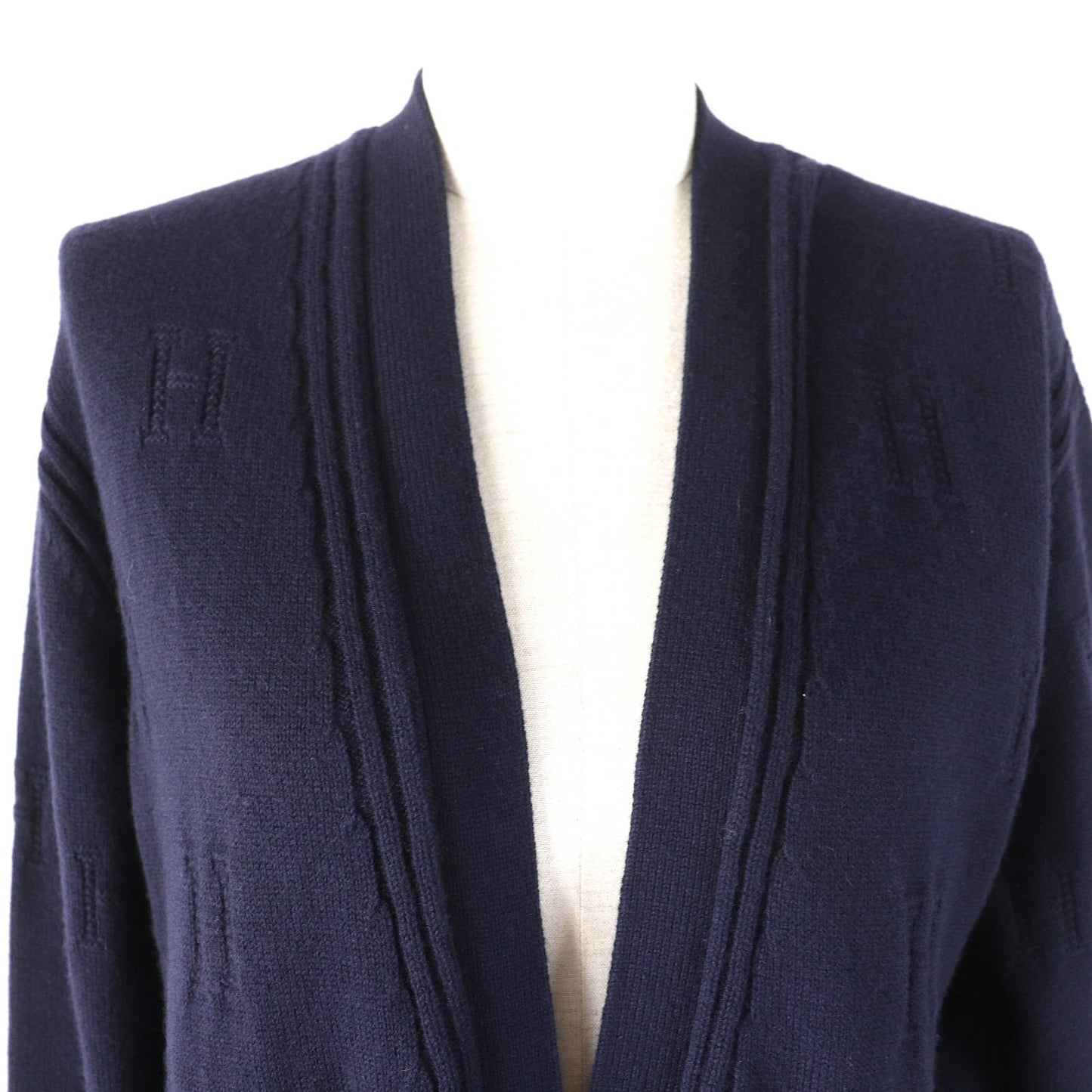 HERMES cardigan Main: 100% wool Navy Women 38