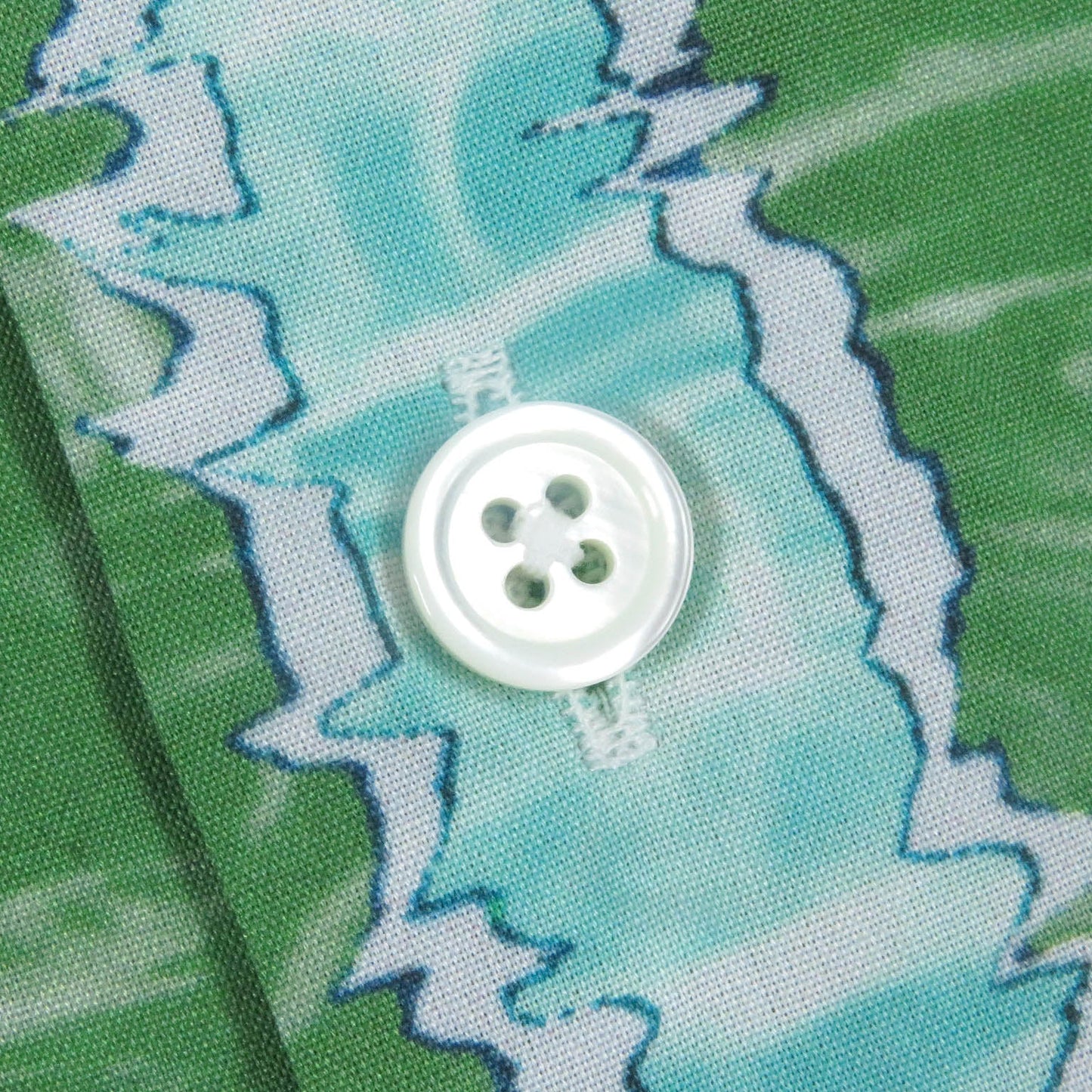 HERMES Long sleeve shirt Main: 100% cotton Blue type mens 38