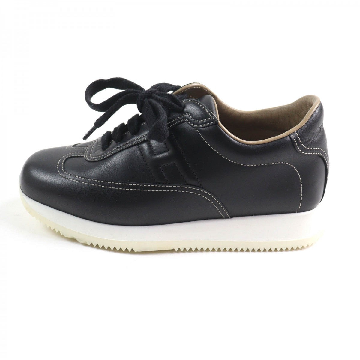 HERMES Low cut sneakers 192214Z Main: Leather black quick Women 37