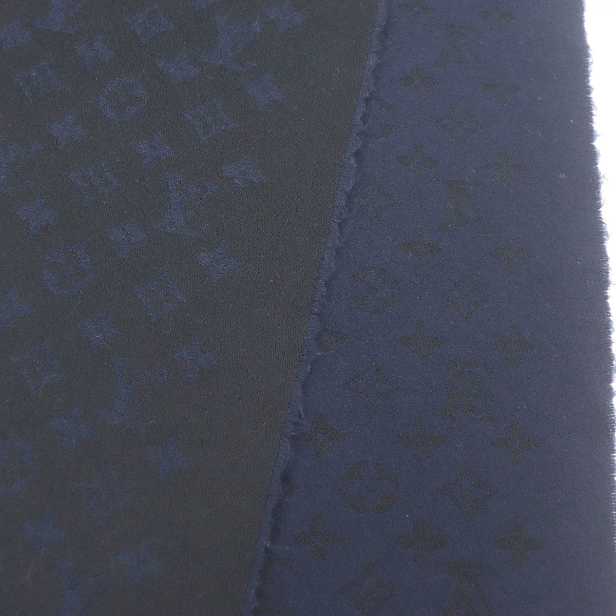 LOUIS VUITTON Scarf M71615 Main: 100% cashmere Black navy mens