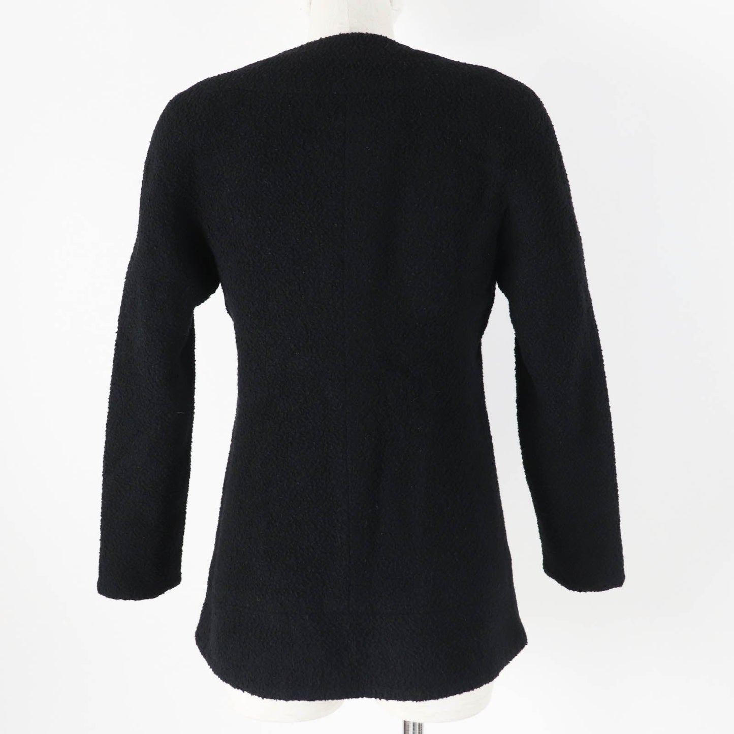 CHANEL No color jacket 19A P61936 Main: 80% wool, Main: 12% silk, Main: 8% polyamide (nylon), Lining: 100% silk, Part: 100% silk black Women 34