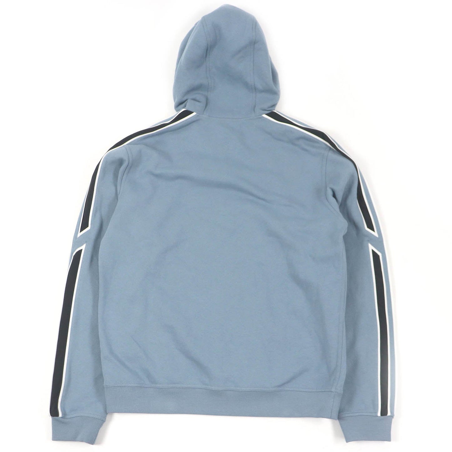 HERMES Hoodie Main: 100% cotton, part: 90% cotton, part: 10% polyurethane, part: 80% nylon, part: 20% polyurethane blue Run H mens L
