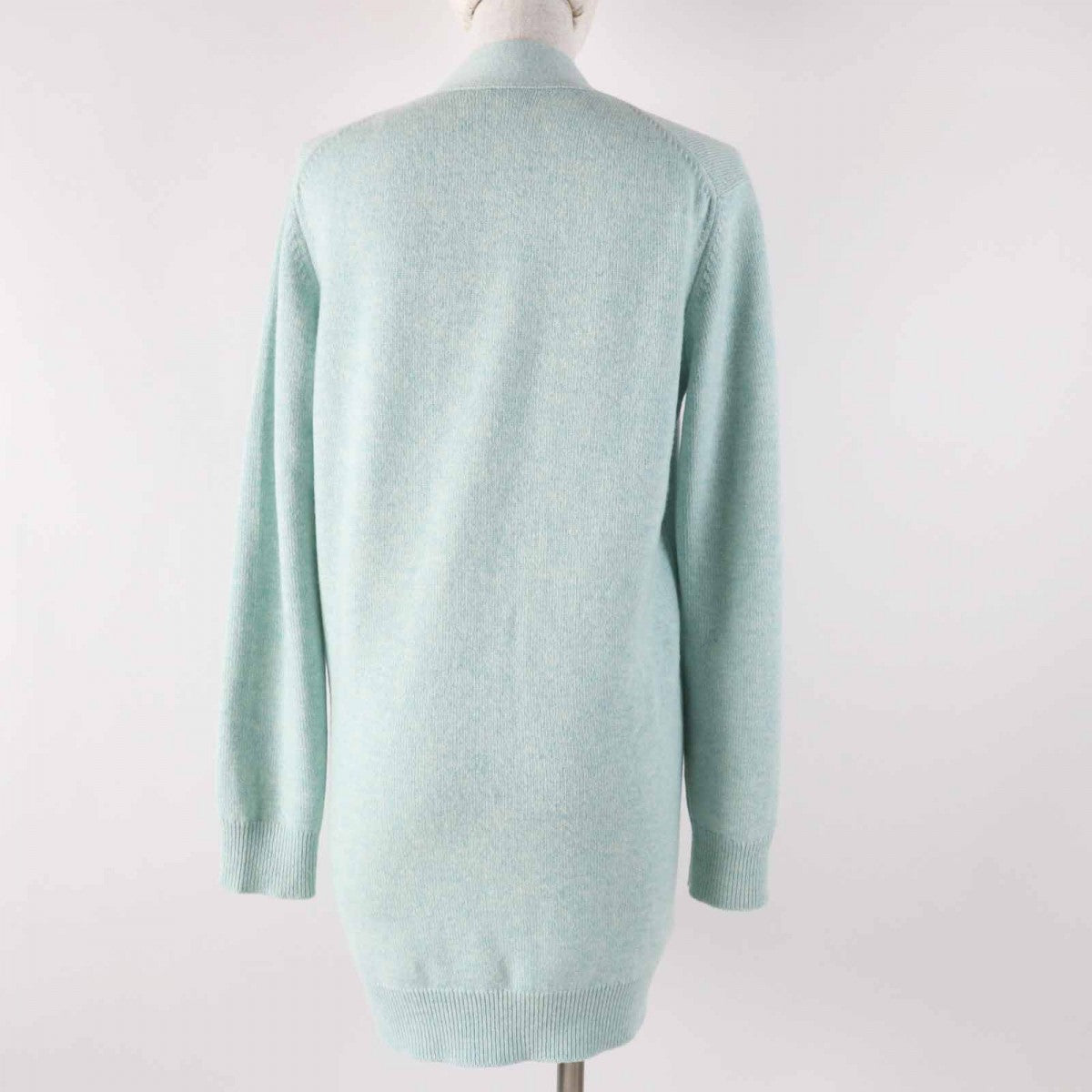 HERMES cardigan Main: 100% cashmere Light blue Women 36