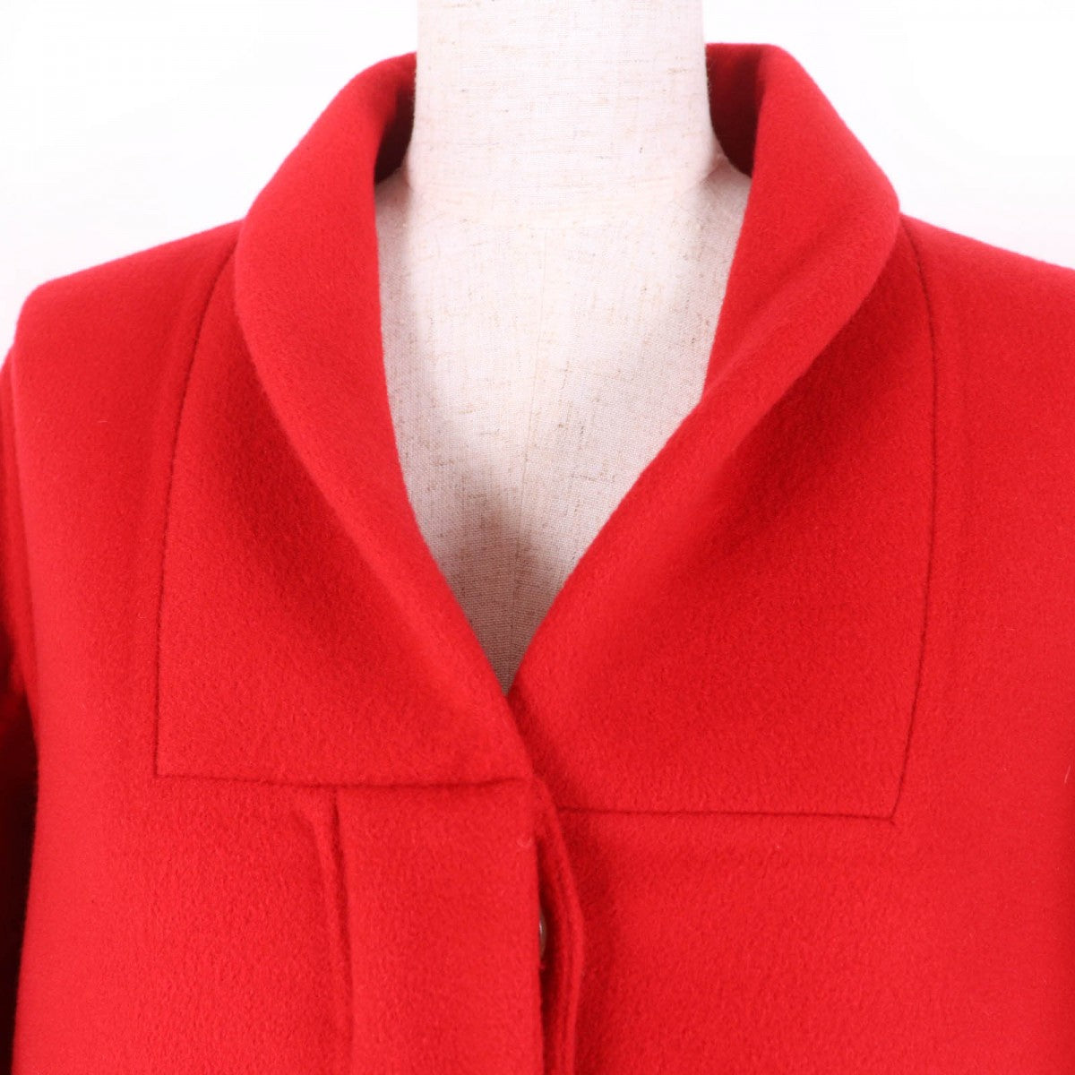 HERMES coat Main: 100% cashmere Red Women 34