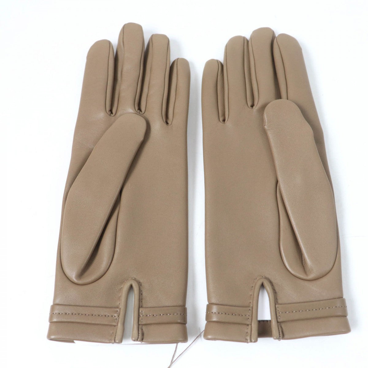 HERMES gloves Main: Lamb leather, Part: 100% silk Etope Dream Love Women 7.5
