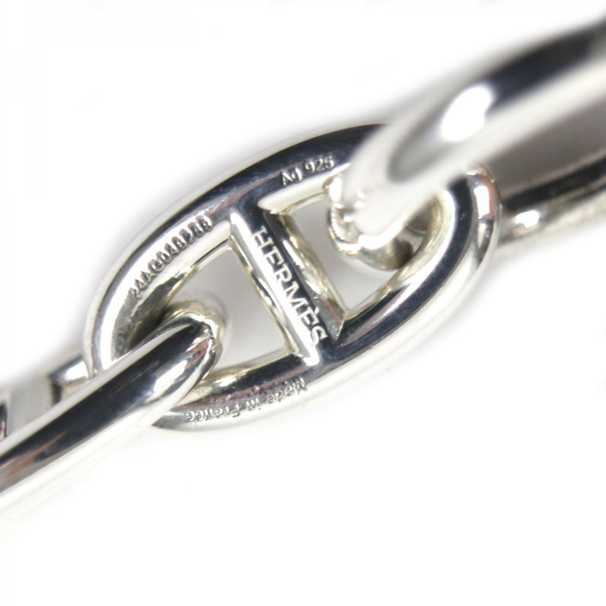 HERMES bracelet 24AG046253 Main�FAG925 Silver Chene DunkleGM mens