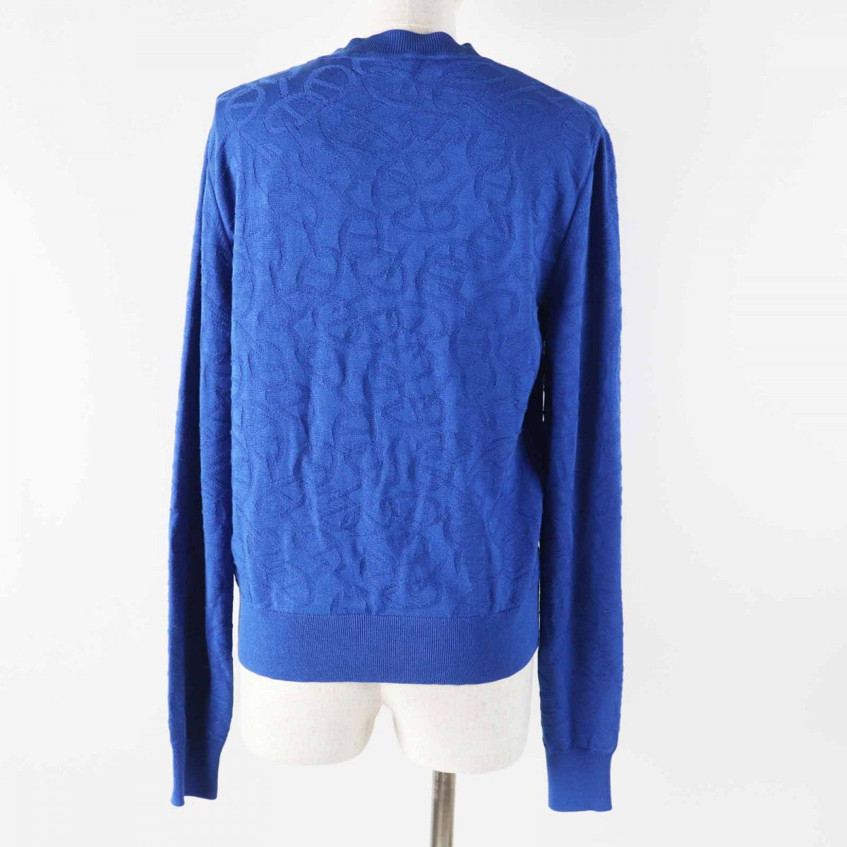 HERMES cardigan 4E2730DC Main: 57% silk, Main: 43% cotton blue Naoussa Women 38
