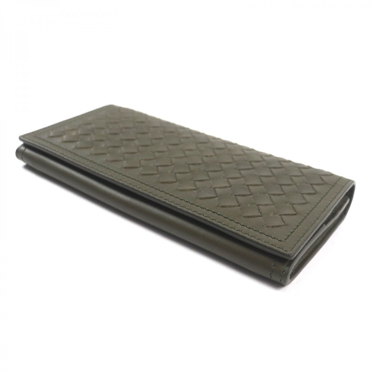 BOTTEGAVENETA Long Wallet Purse Main: Leather khaki mens